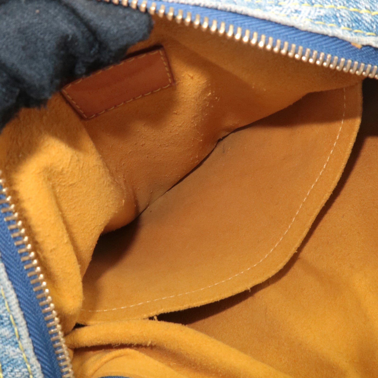 Louis Vuitton Monogram Denim Baggy PM 2Way Shoulder Bag M95049 Used