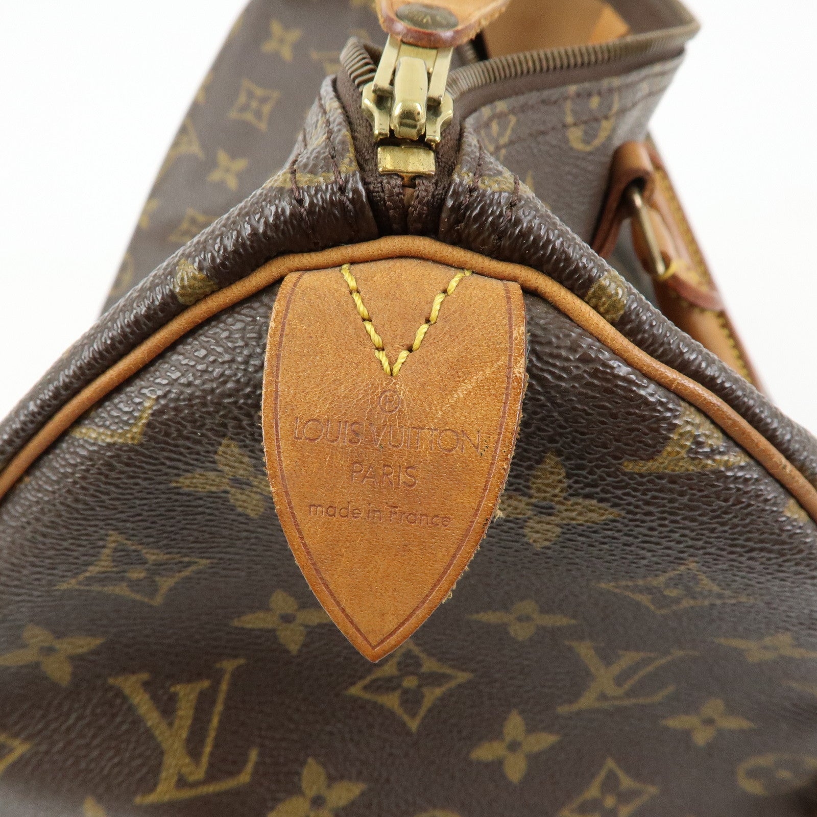 Louis Vuitton Monogram Speedy 35 Boston Bag Hand Bag Brown M41524