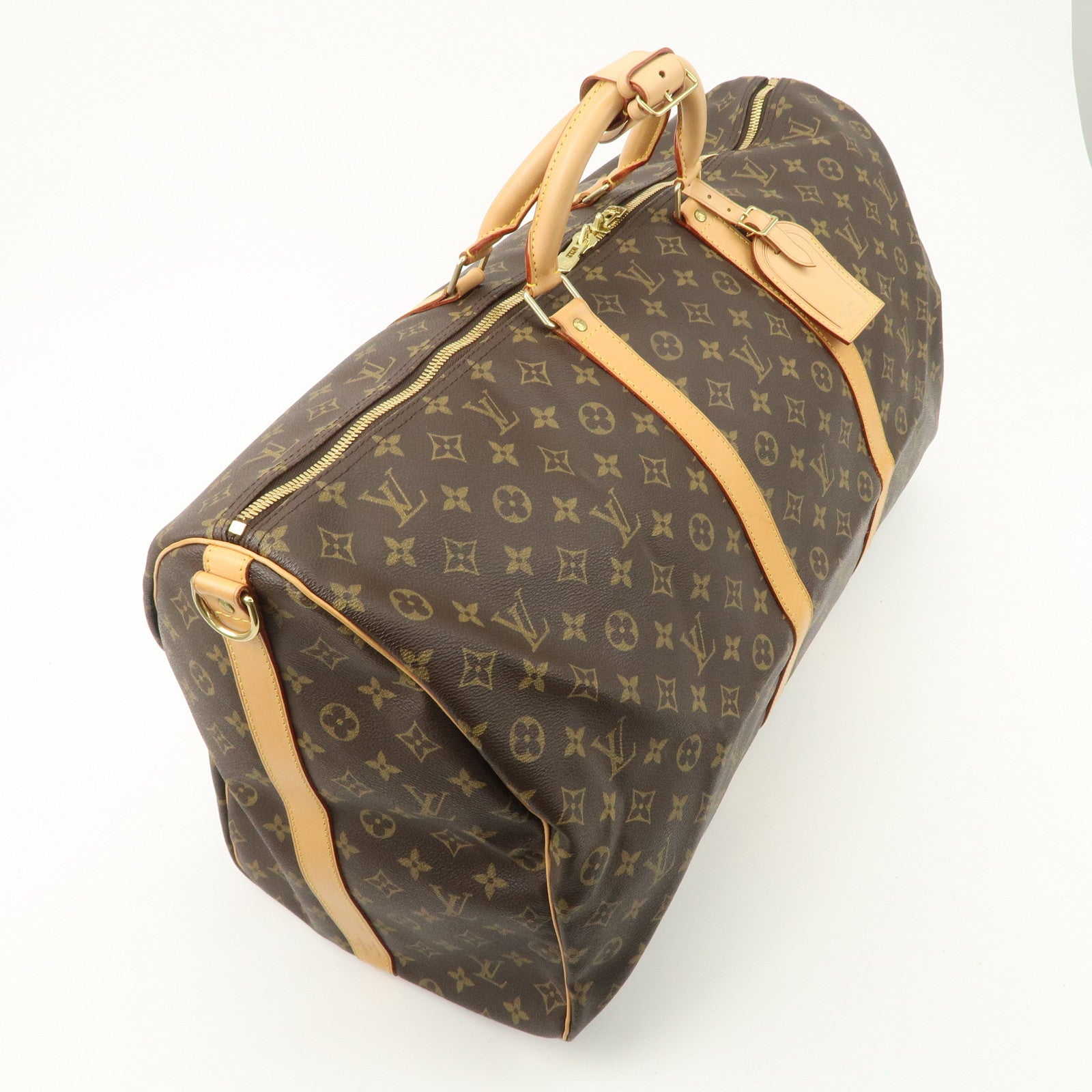 Louis Vuitton Monogram Keep All Bandouliere 60 Boston Bag M41412 Used