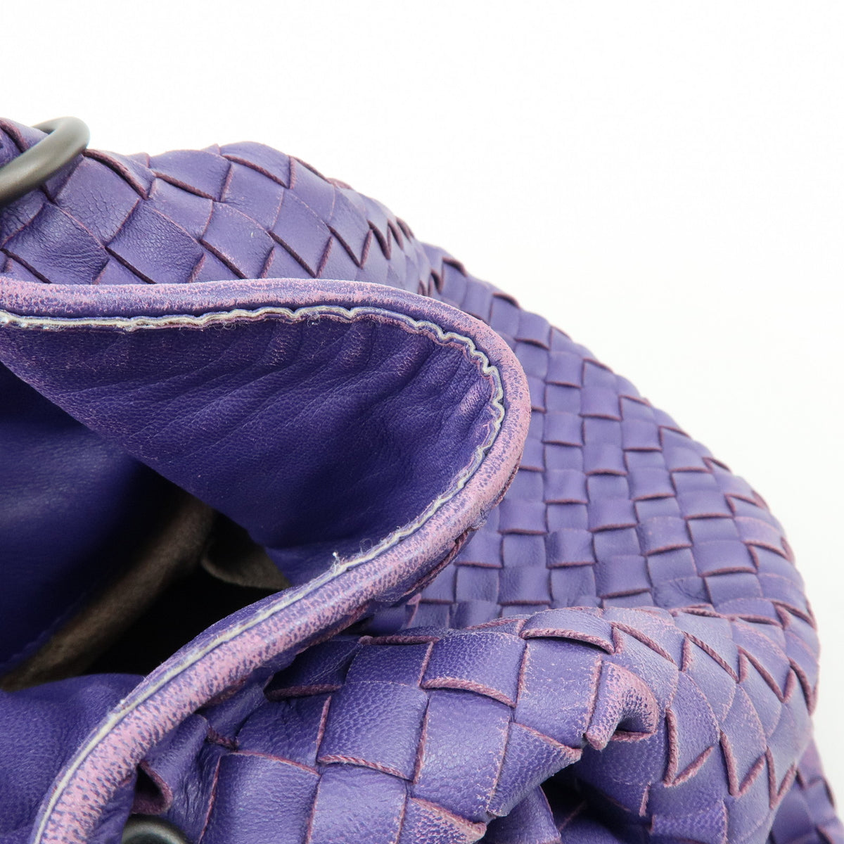 BOTTEGA VENETA Intrecciato Nappa Leather Tote Bag Purple 222322