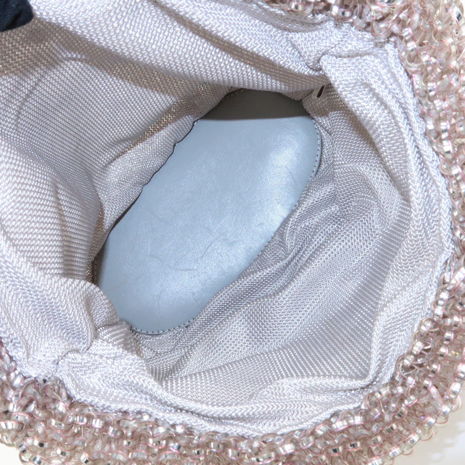 ANTEPRIMA Wire Bag PVC Leather Hand Bag Sweets Motif Clear Pink