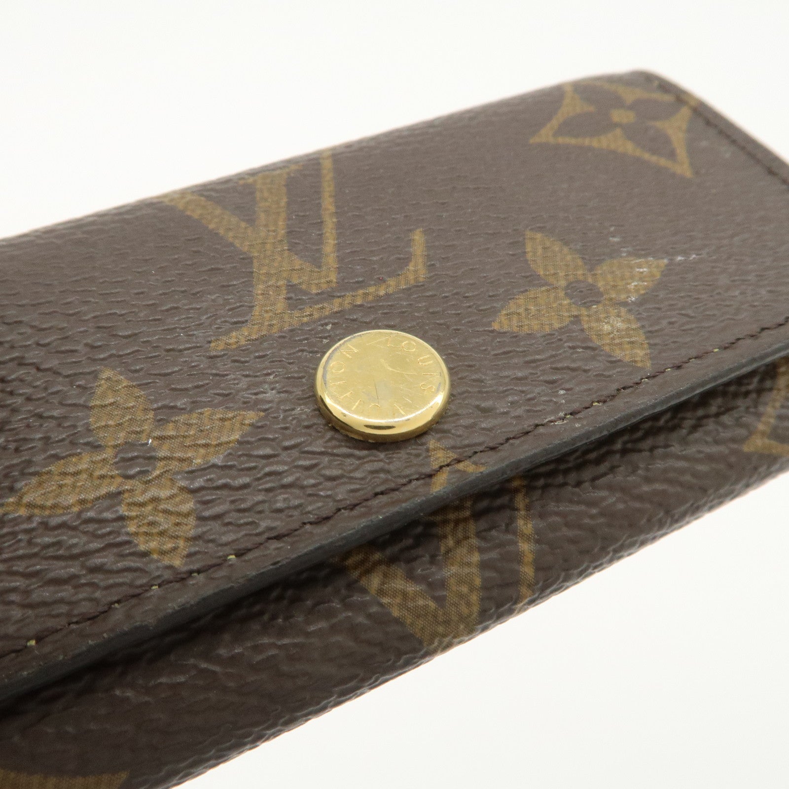 Louis Vuitton Monogram Multicles 4 Key Rings Key Case Jaune M81938