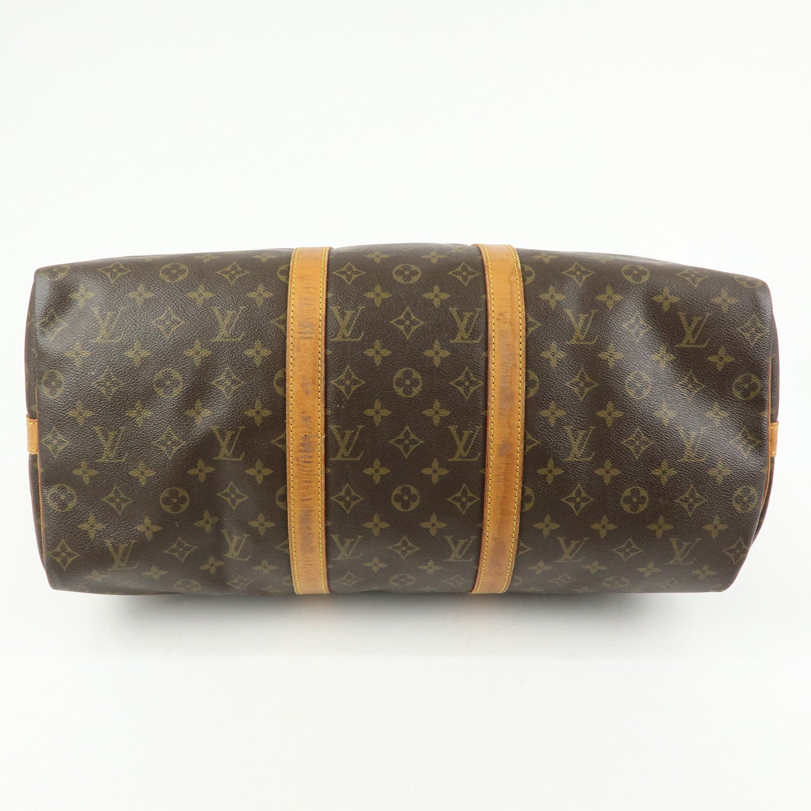 Louis Vuitton Monogram Keep All Bandouliere 50 Boston Bag M41416