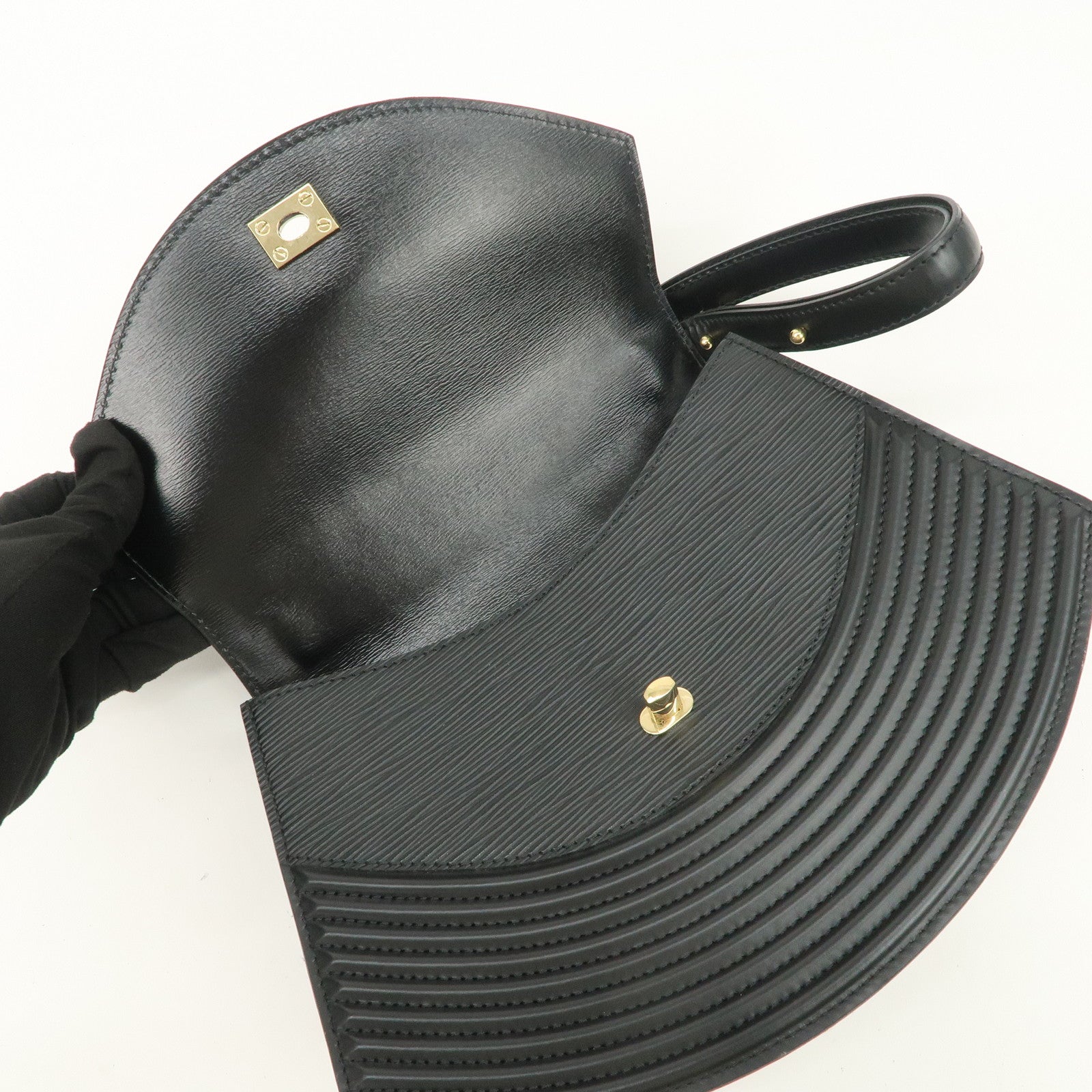 Louis Vuitton Epi Tilsit Shoulder Bag Hand Bag Noir M52482