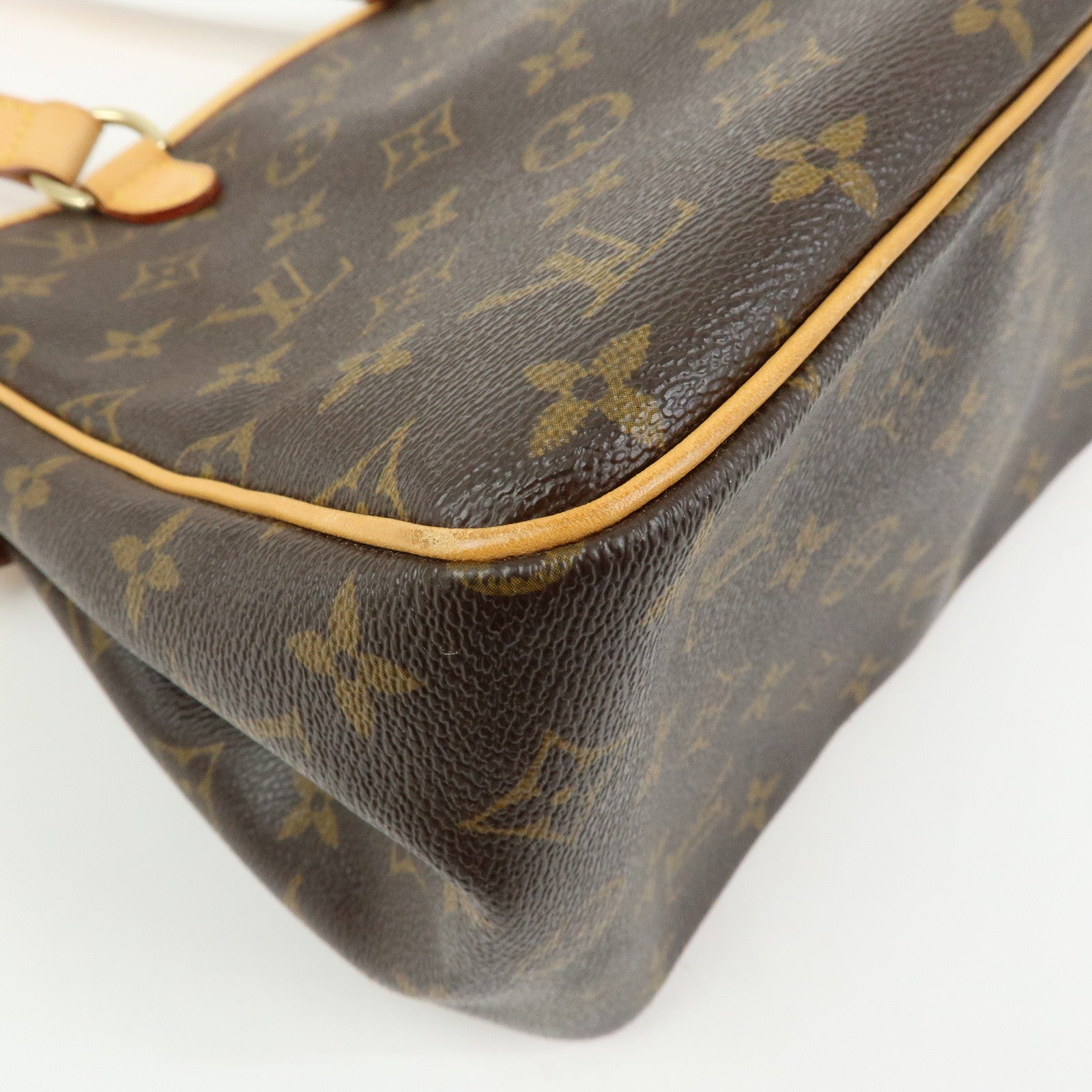 Louis Vuitton Monogram Batignolles Canvas Tote Bag Hand Bag M51156