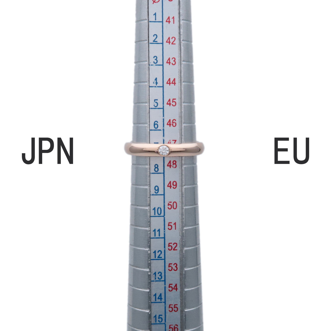 HARRY WINSTON Marrige Ring 1P Diamond 750PG Rose Gold US4-4.5