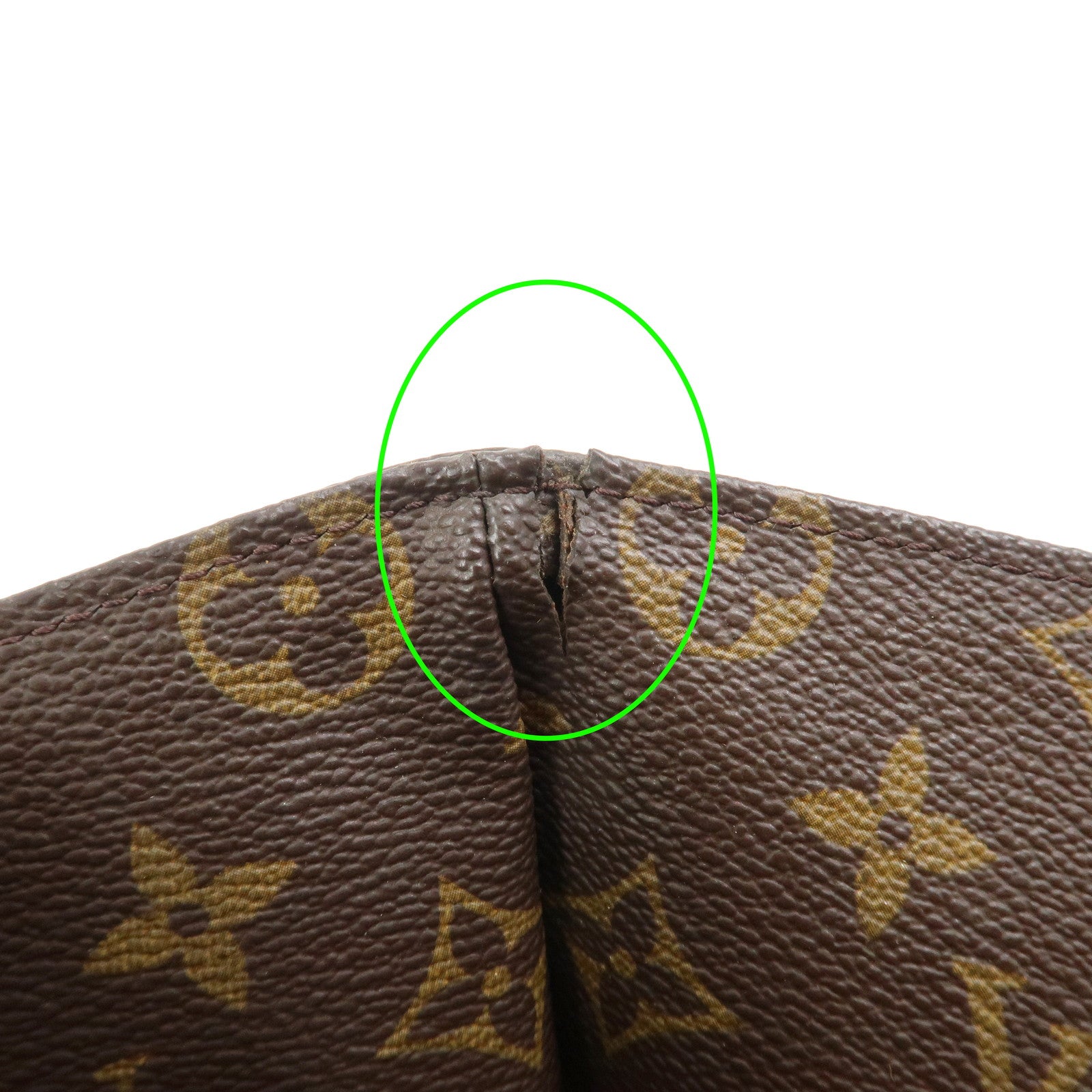 Louis Vuitton Monogram Sac Shopping Shoulder Bag Brown M51108