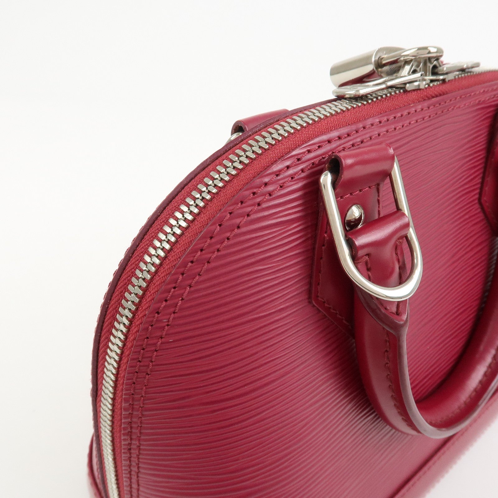 Louis Vuitton Epi Alma BB Hand Bag Shoulder Bag Fuchsia M40851