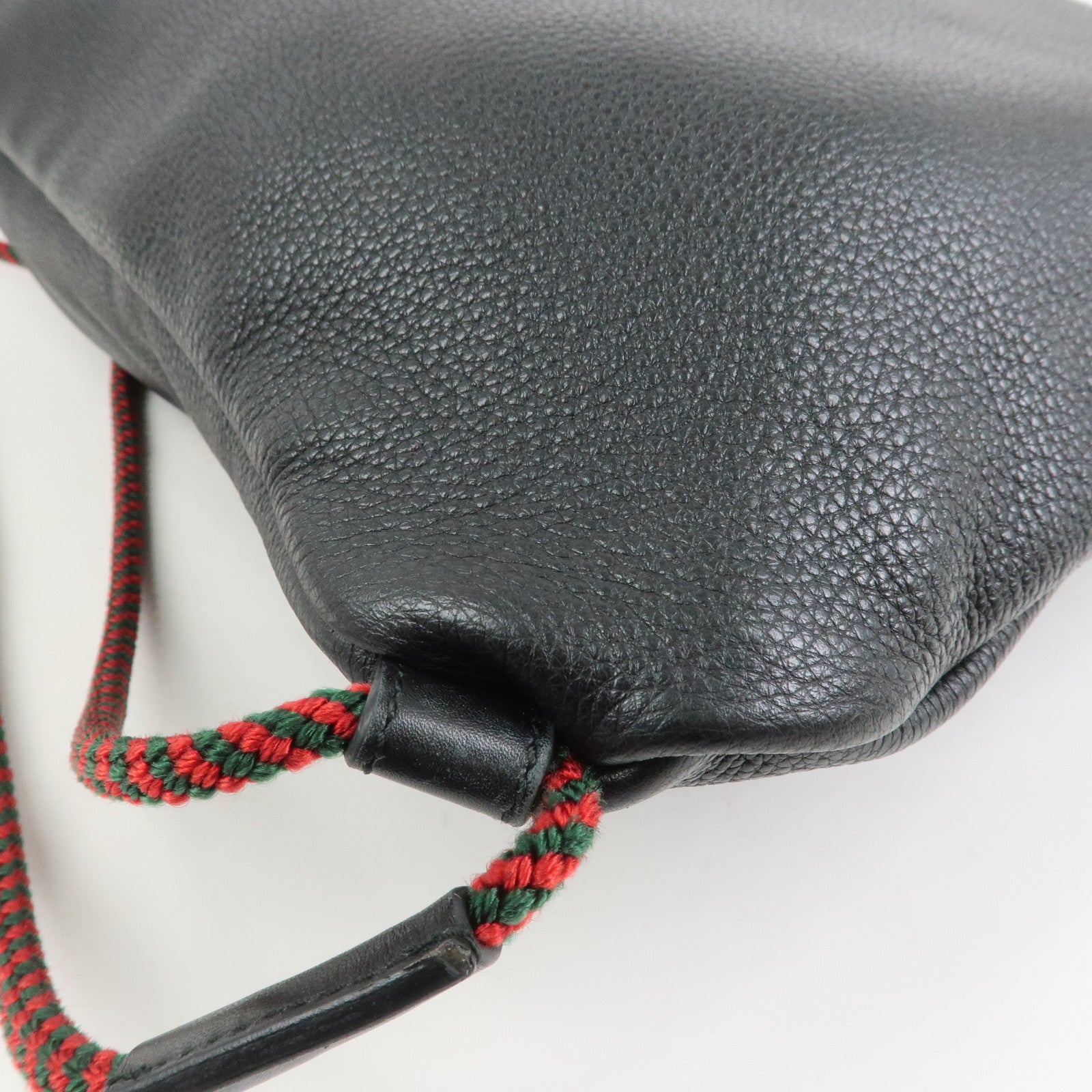 GUCCI Sherry Leather Backpack Rucksack Black 516639