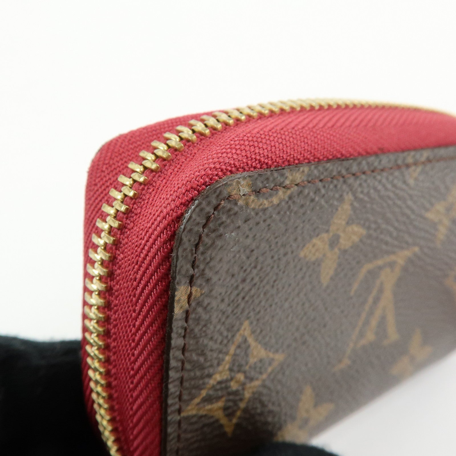 Louis Vuitton Monogram Multicartes Card Case Brown Fuchsia M61299