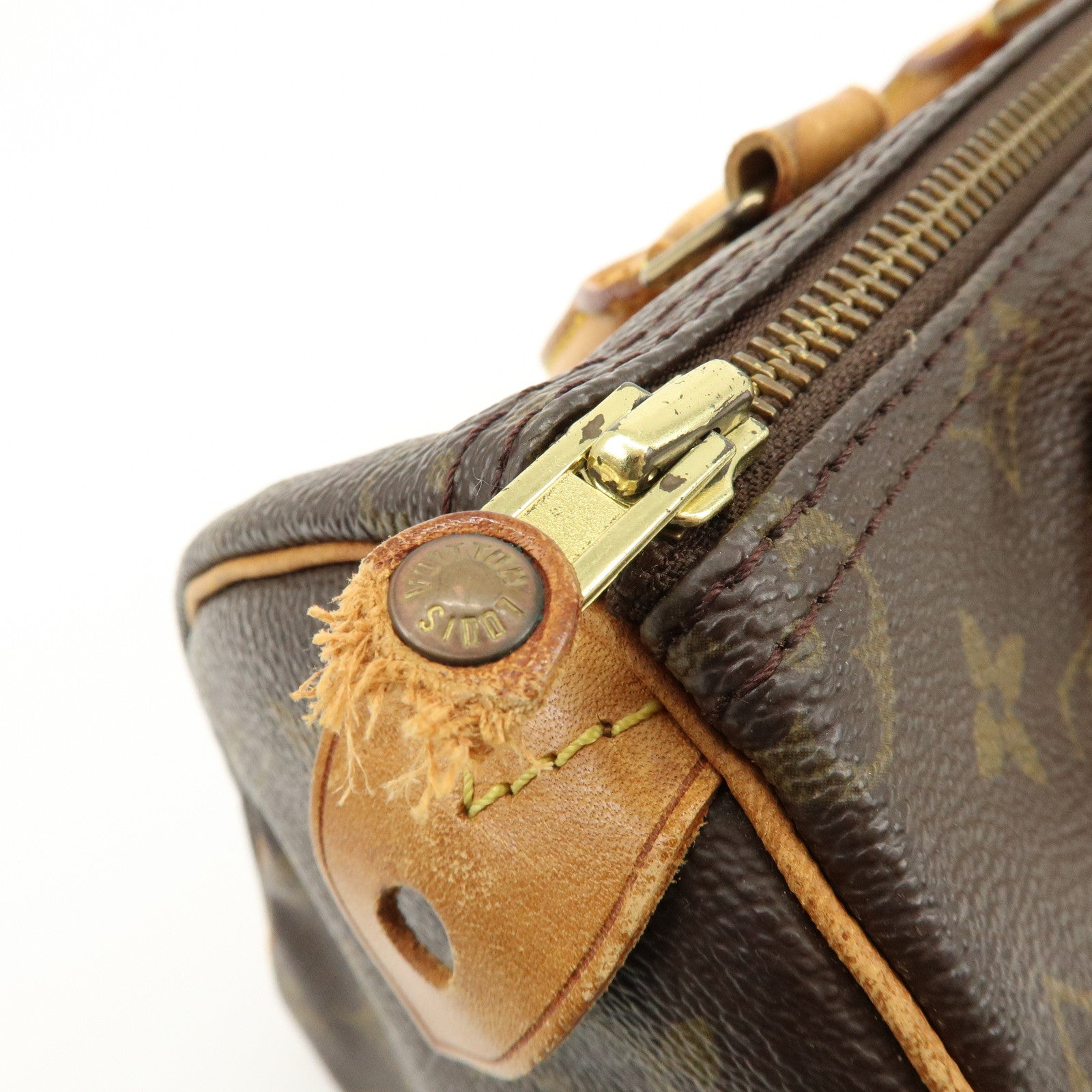 Louis Vuitton Monogram Speedy 25 Boston Bag Hand Bag Brown M41528