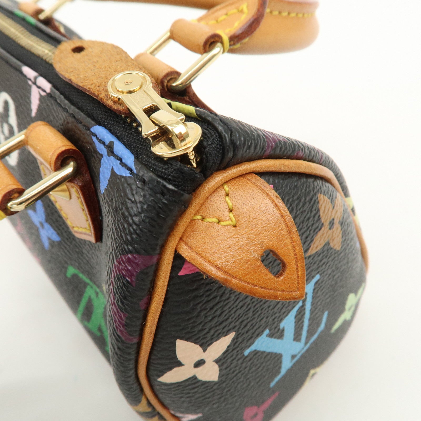 Louis Vuitton Monogram Multicolor Mini Speedy Mini Bag Noir M92644