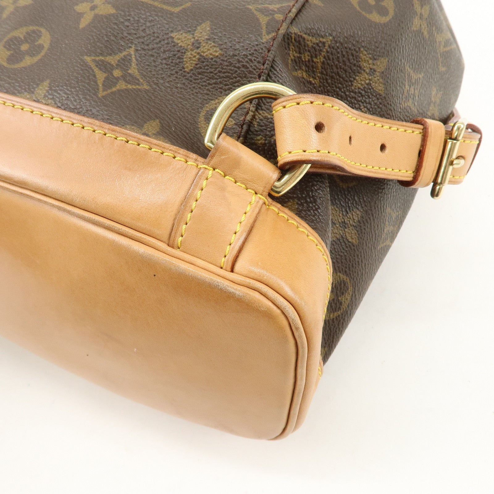 Louis Vuitton Monogram Montsouris MM Back Pack Brown M51136 Used