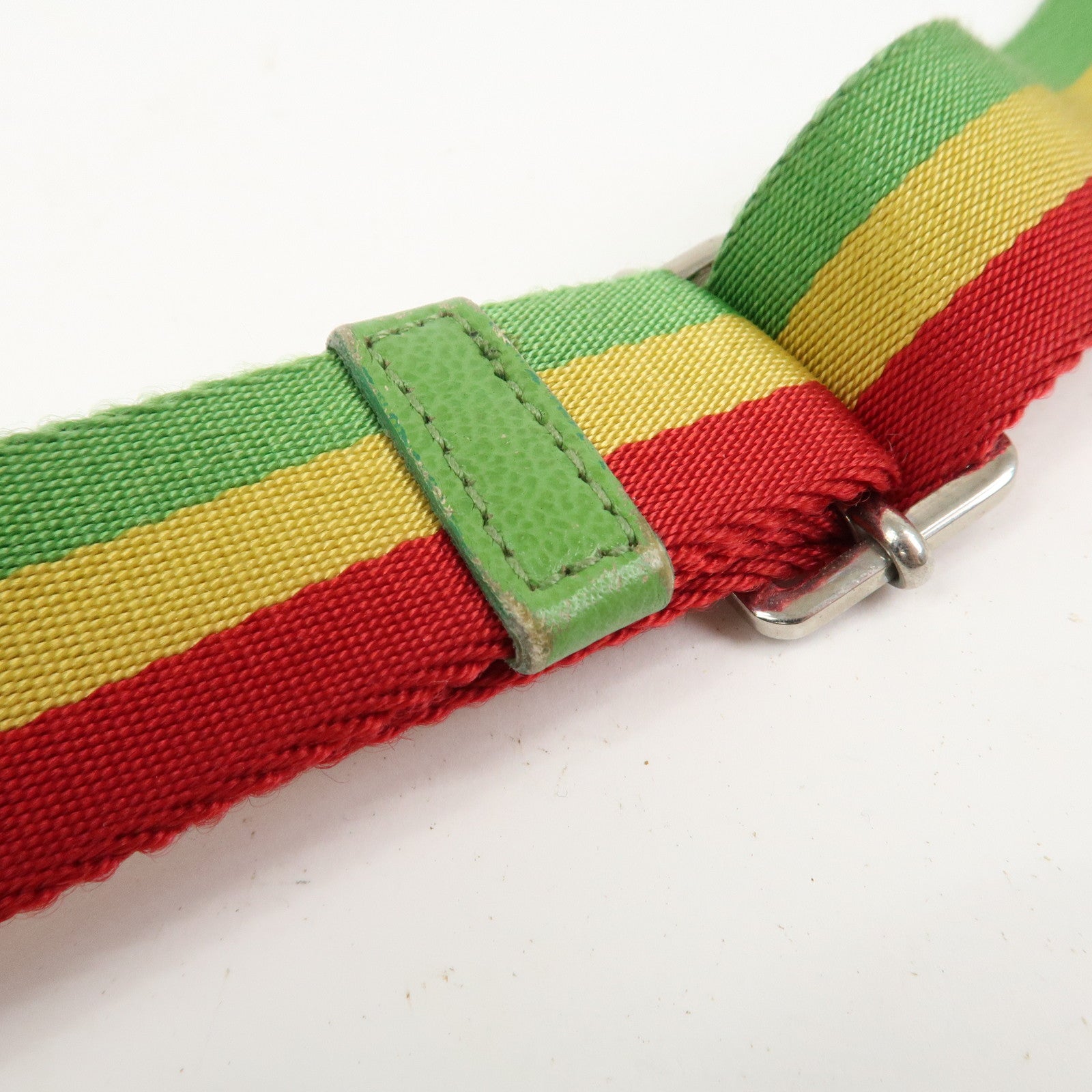 Christian Dior Rasta Trotter PVC Canvas Shoulder Bag Crossbody Bag