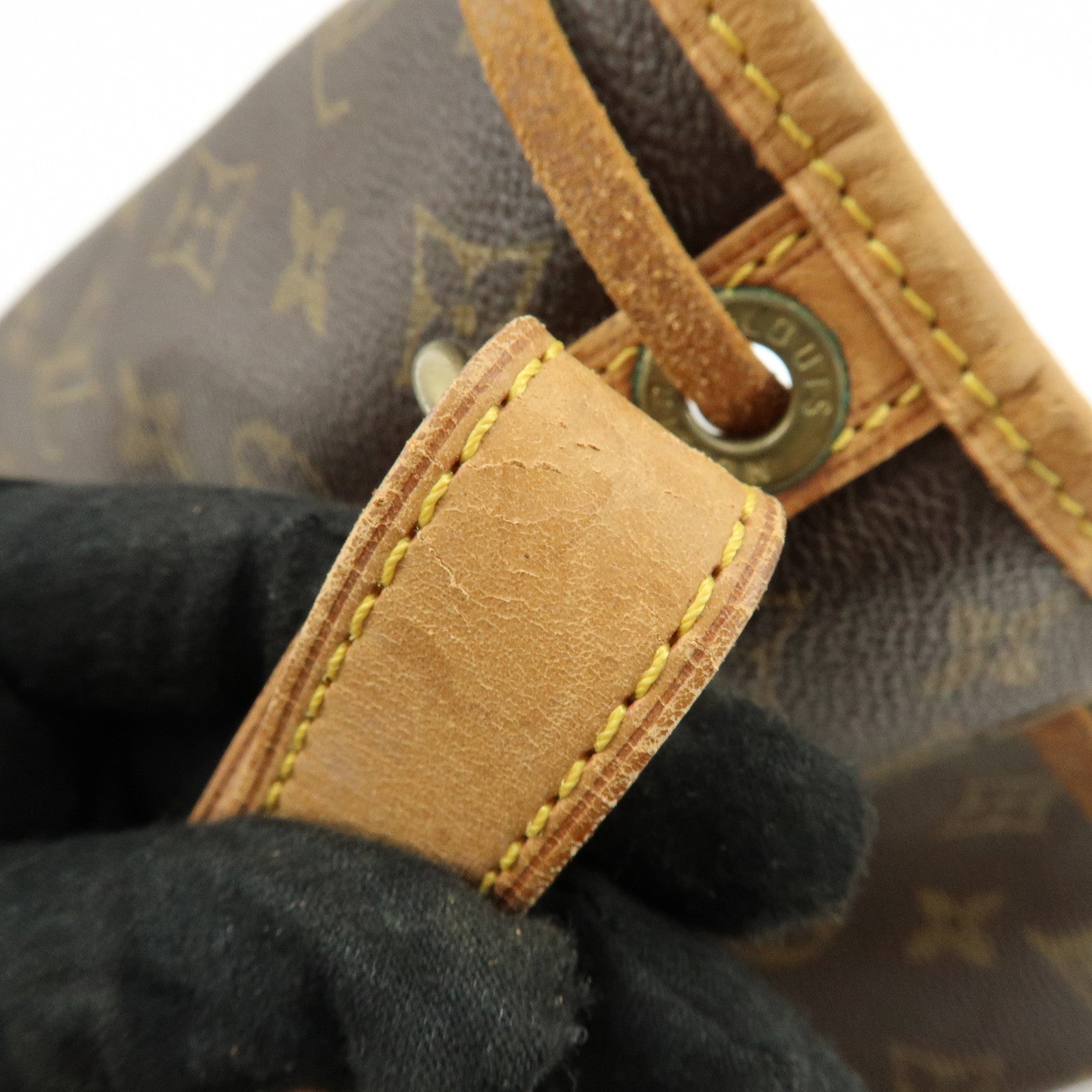 Louis Vuitton Monogram Petit Noe Shoulder Bag Brown M42226