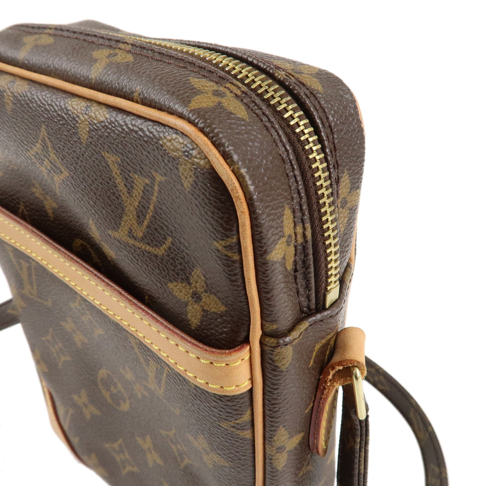 Louis Vuitton Monogram Danube Shoulder Bag Brown M45266 Used