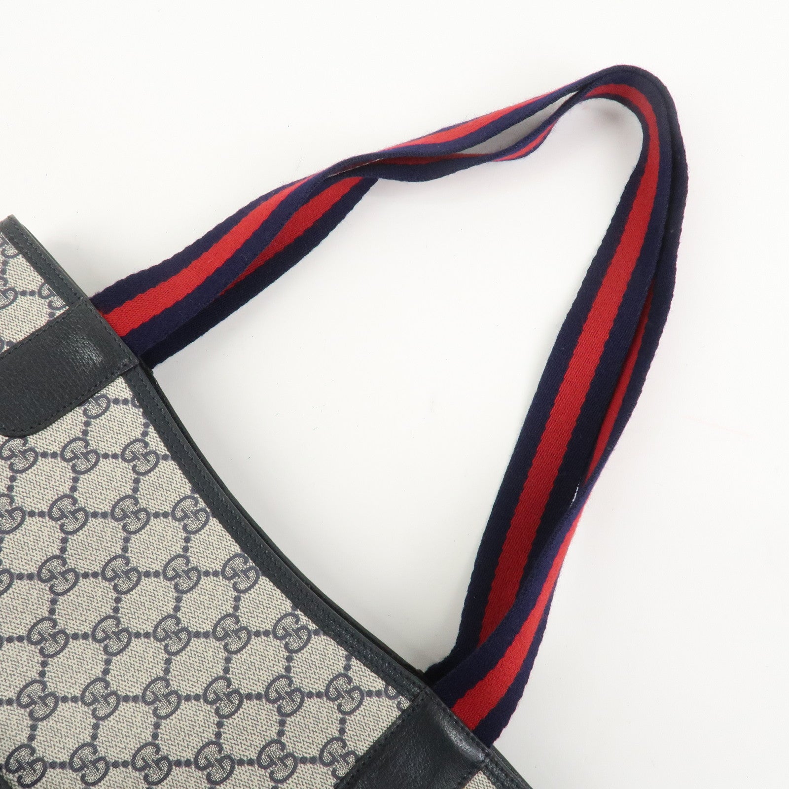 GUCCI Old Gucci Sherry GG Supreme Tote Bag Shoulder Bag 904・02・003