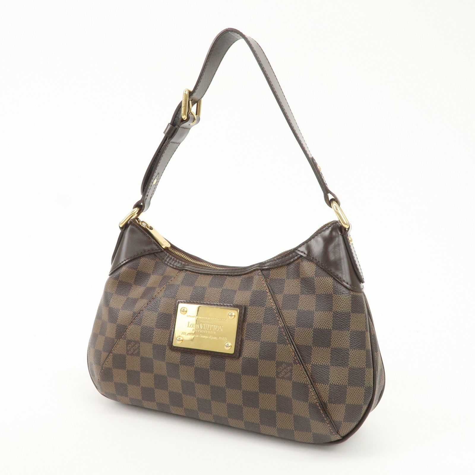 Louis Vuitton Damier Canvas Thames PM Shoulder Bag Hand Bag N48180