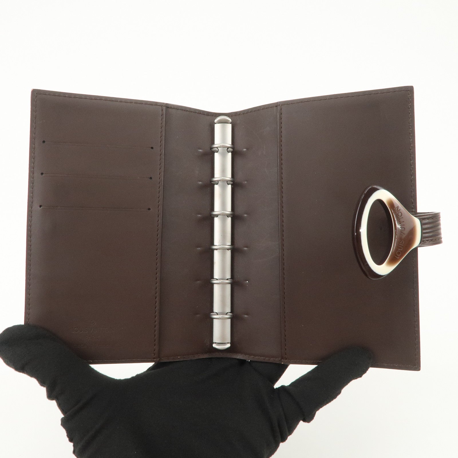 Louis Vuitton Epi Agenda PM Planner Cover Mocha R2009B