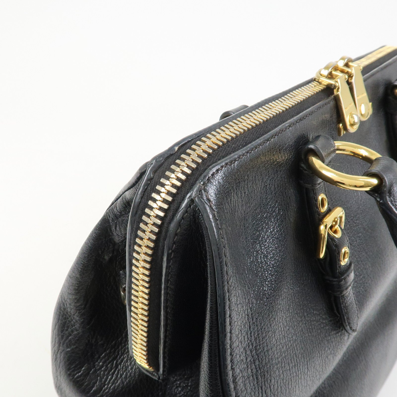 MIU MIU MADRAS 2Way Bag Hand Bag Shoulder Bag RL0058