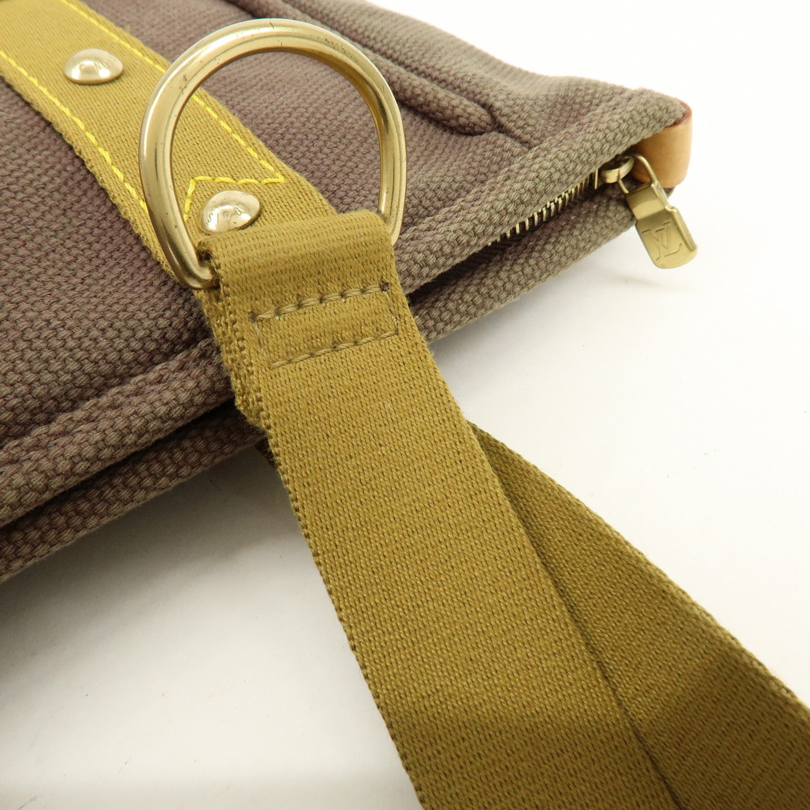 Louis Vuitton Antigua Cabas MM Tote Bag Shoulder Bag Brown M40086