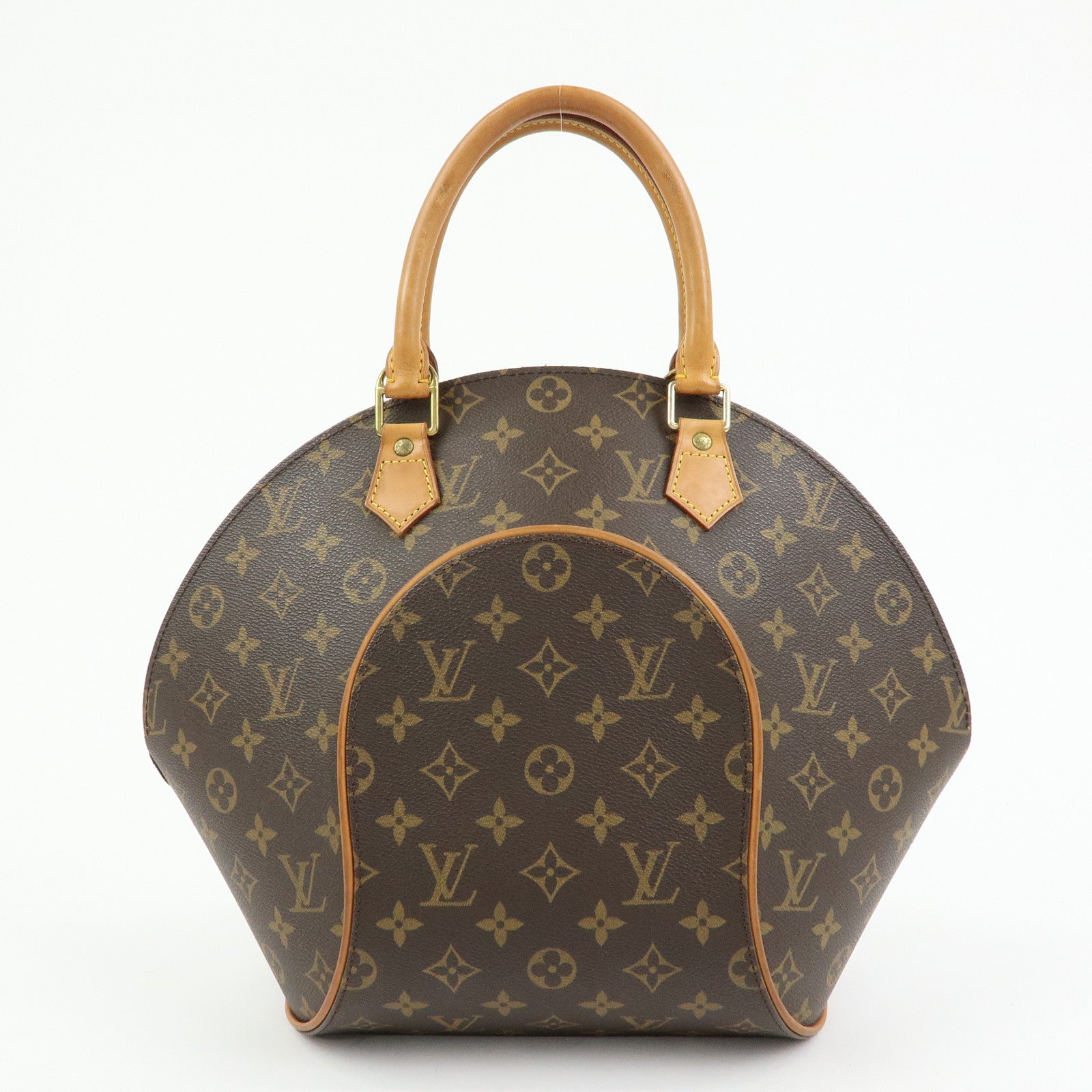 Louis Vuitton Monogram Ellipse MM Hand Bag Brown M51126