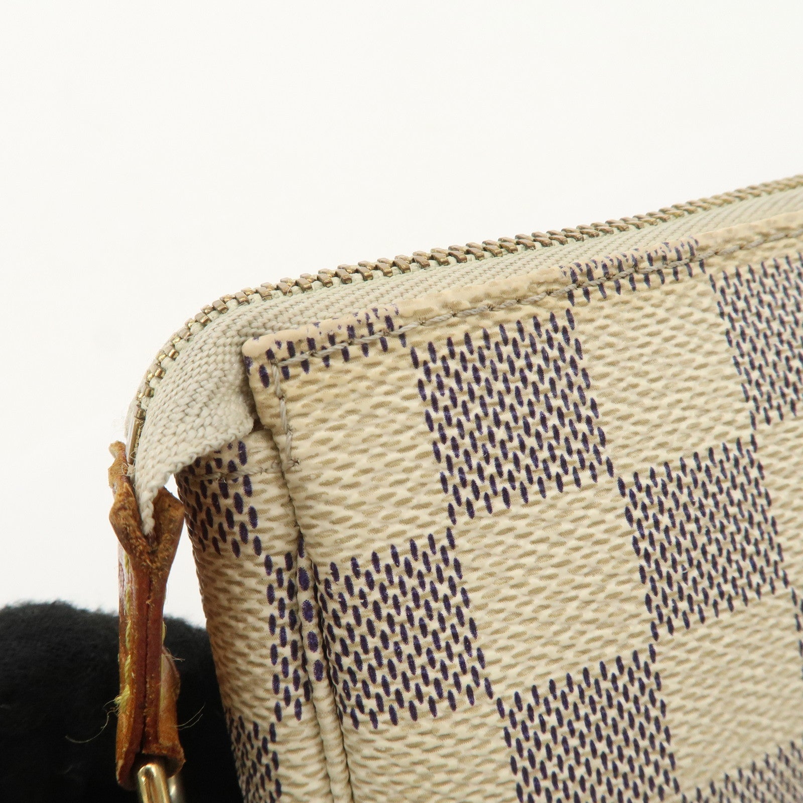 Louis Vuitton Damier Azur Mini Pochette Accessoires Pouch N58010 Used