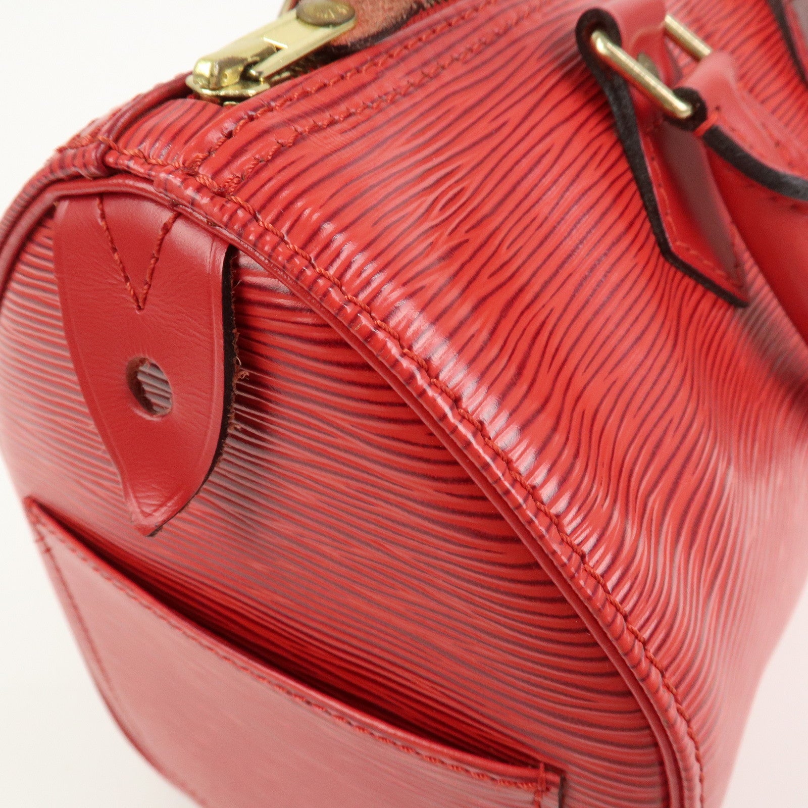 Louis Vuitton Epi Leather Speedy 30 Boston Bag Castilian Red M41526