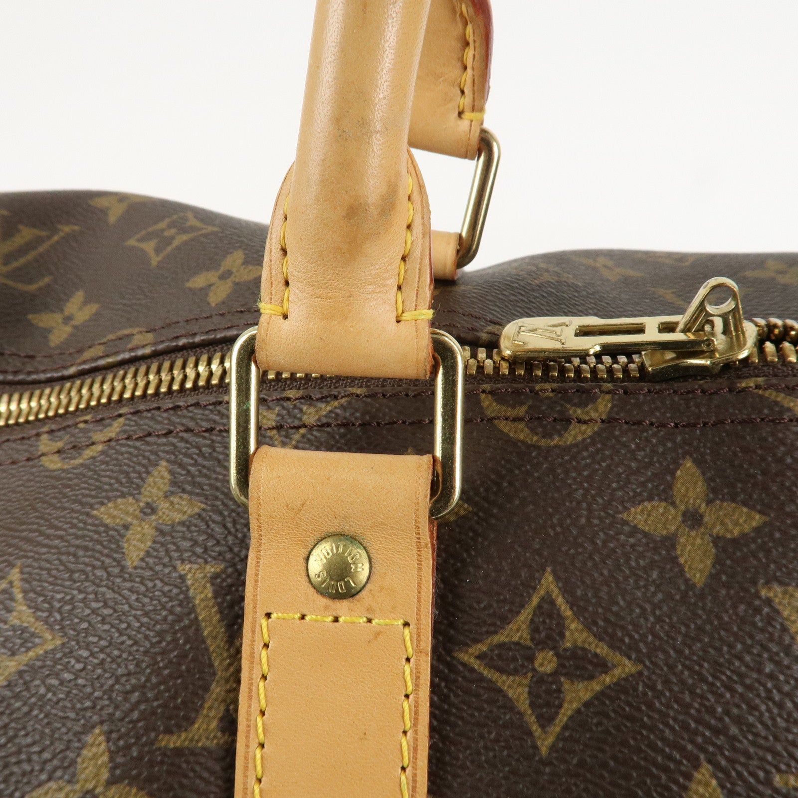 Louis Vuitton Monogram Keep All Bandouliere 55 Boston Bag M41414 Used