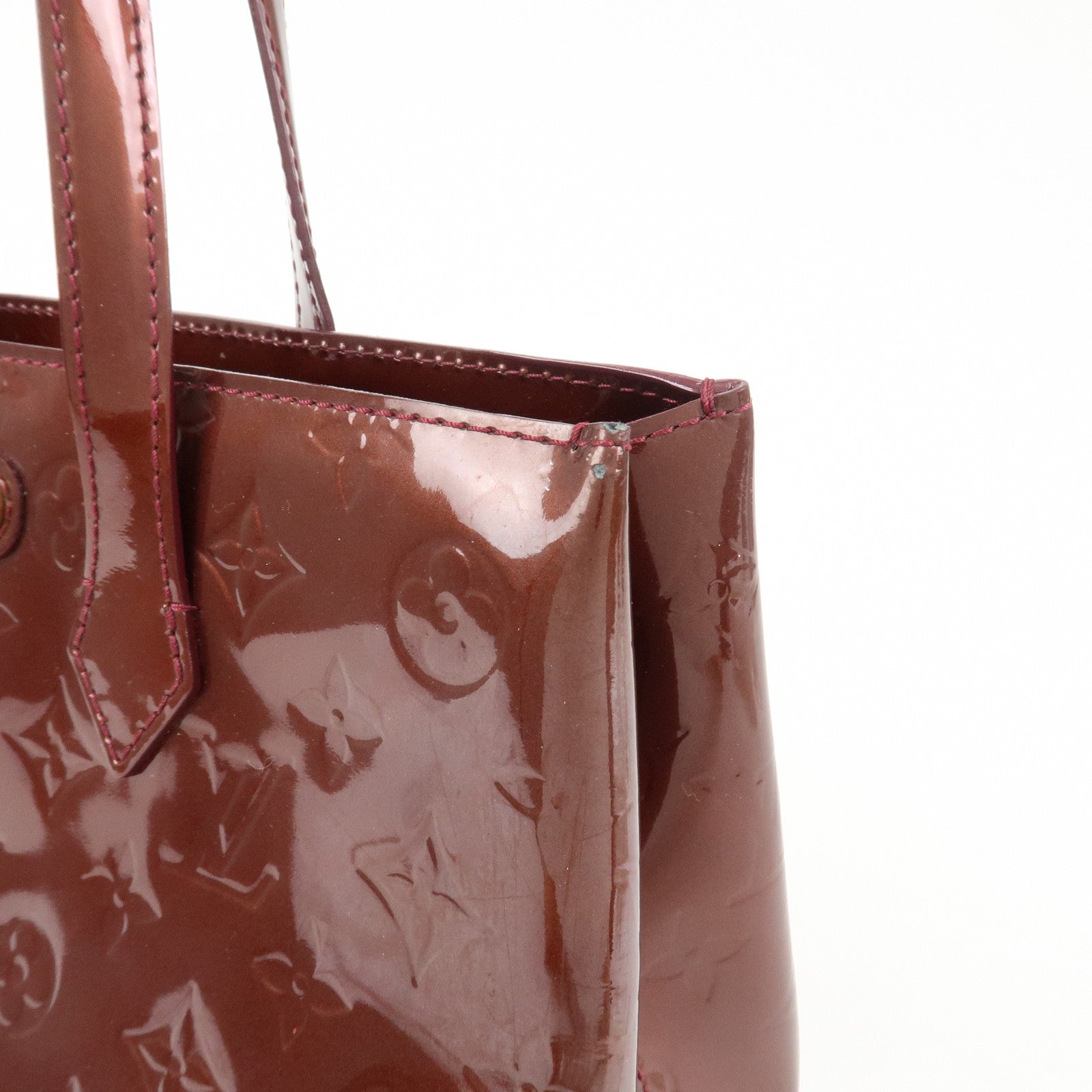 Louis Vuitton Monogram Vernis Wilshire PM Rouge Faurviste M91644