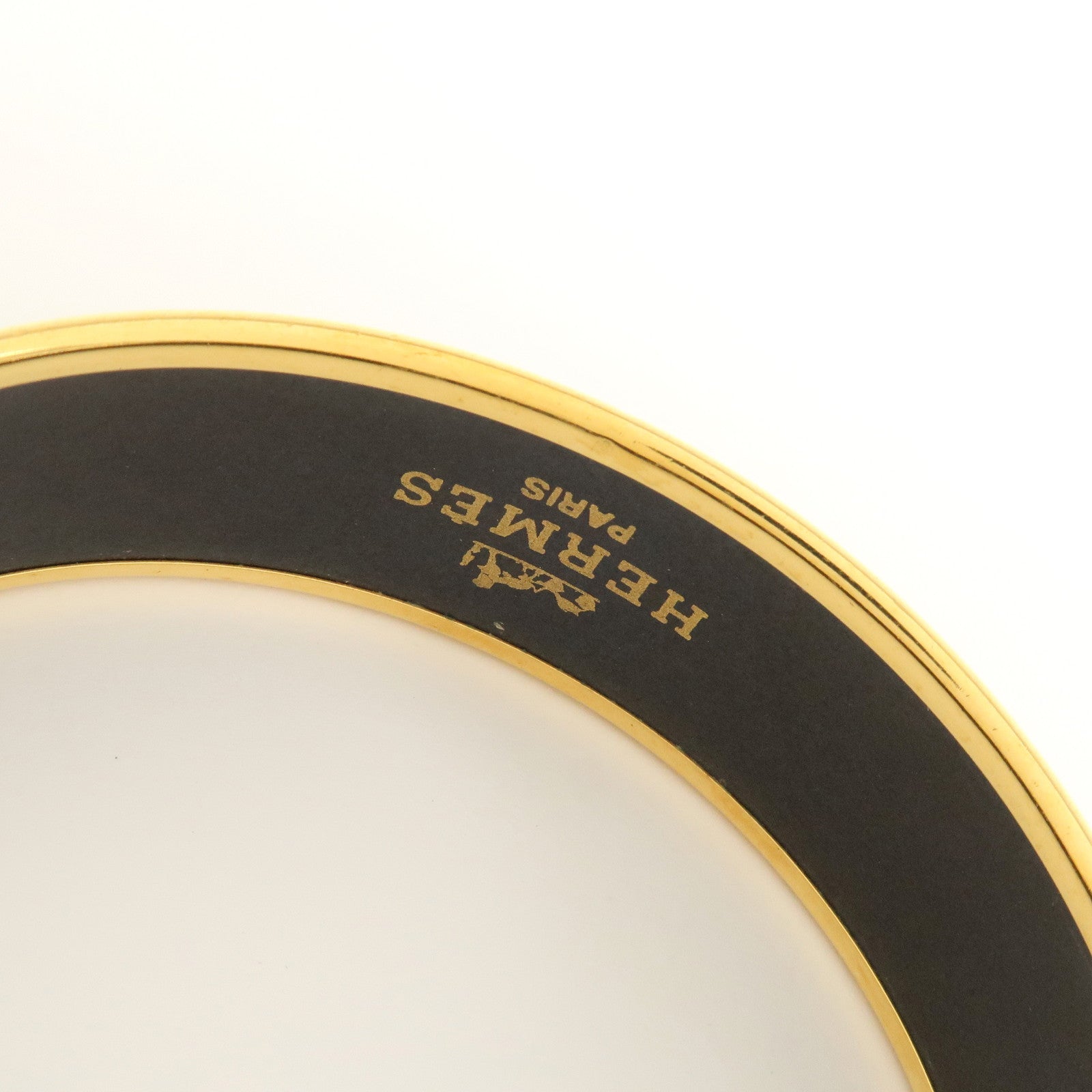 HERMES Email GM Bangle Bracelet Blue Multicolor