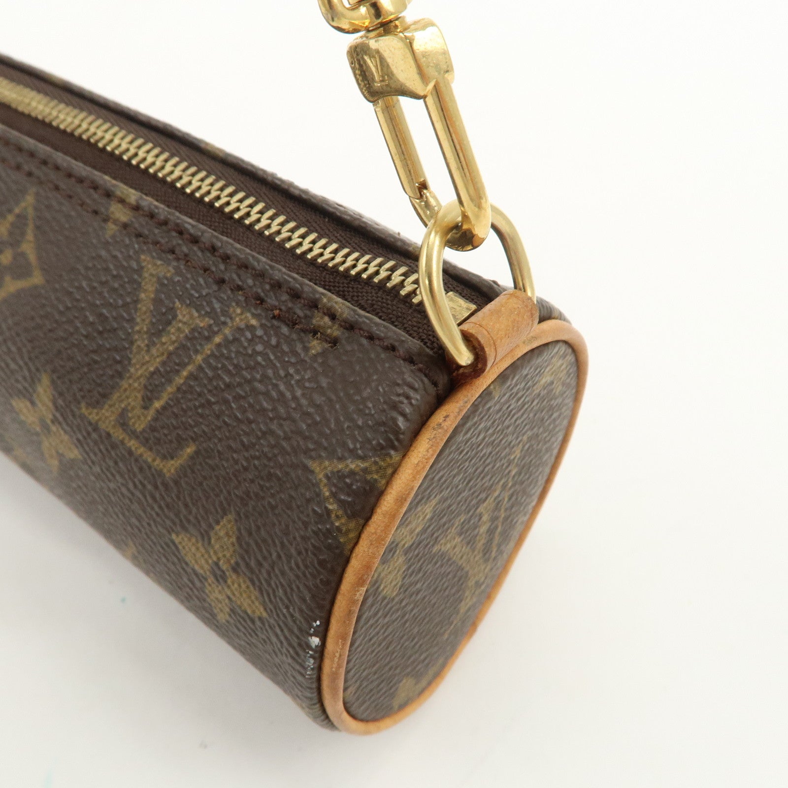 Louis Vuitton Monogram Mini Pouch for Papillon Bag New Style Brown
