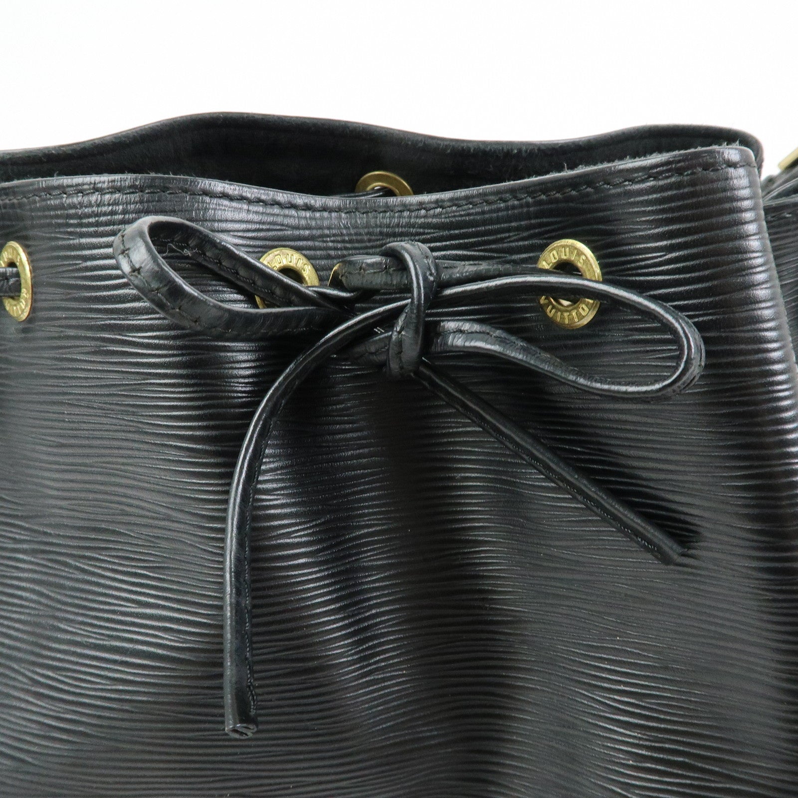 Louis Vuitton Epi Leather Petit Noe Shoulder Bag Noir Black M59012