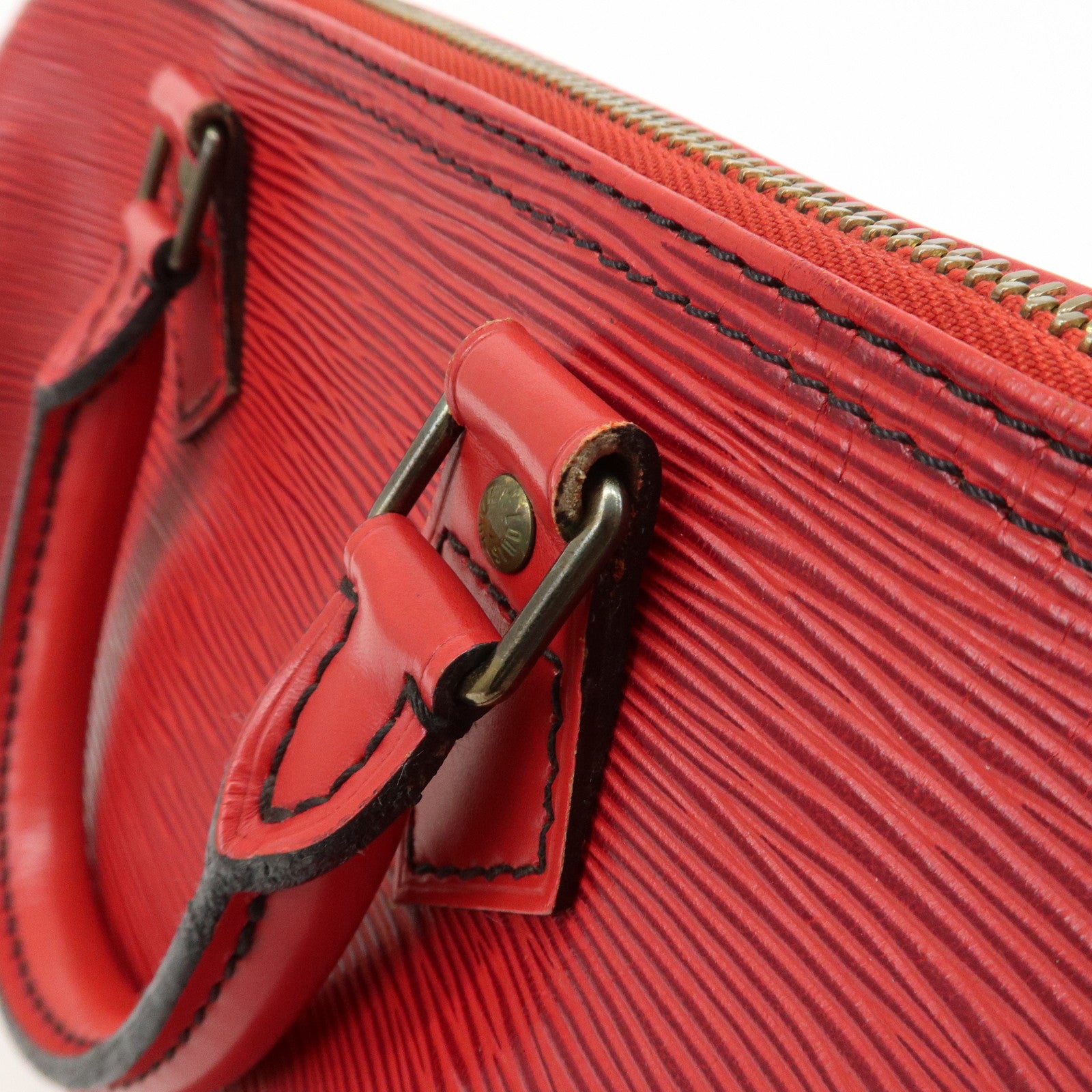 Louis Vuitton Epi Speedy 25 Hand Boston Bag Castilian Red M43017