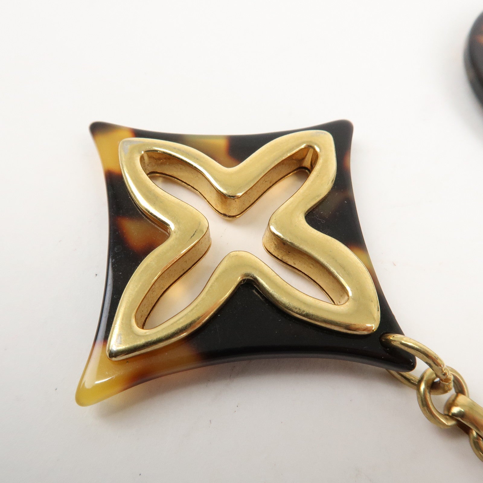 Louis Vuitton Bijou Sac Insolence Key Bag Charm Gold Brown M65844 Used
