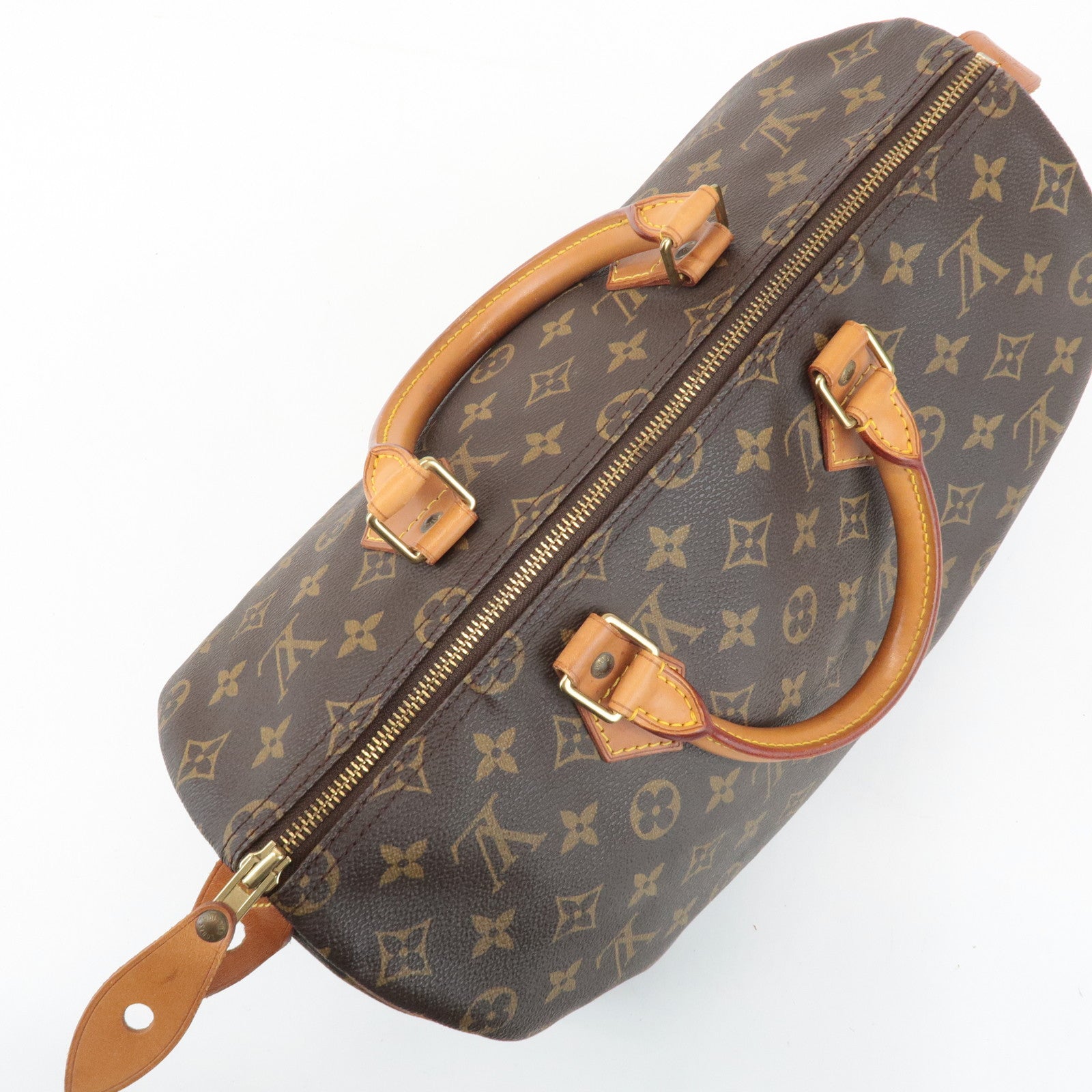 Louis Vuitton Monogram Speedy 30 Hand Bag Boston Bag M41526 Used