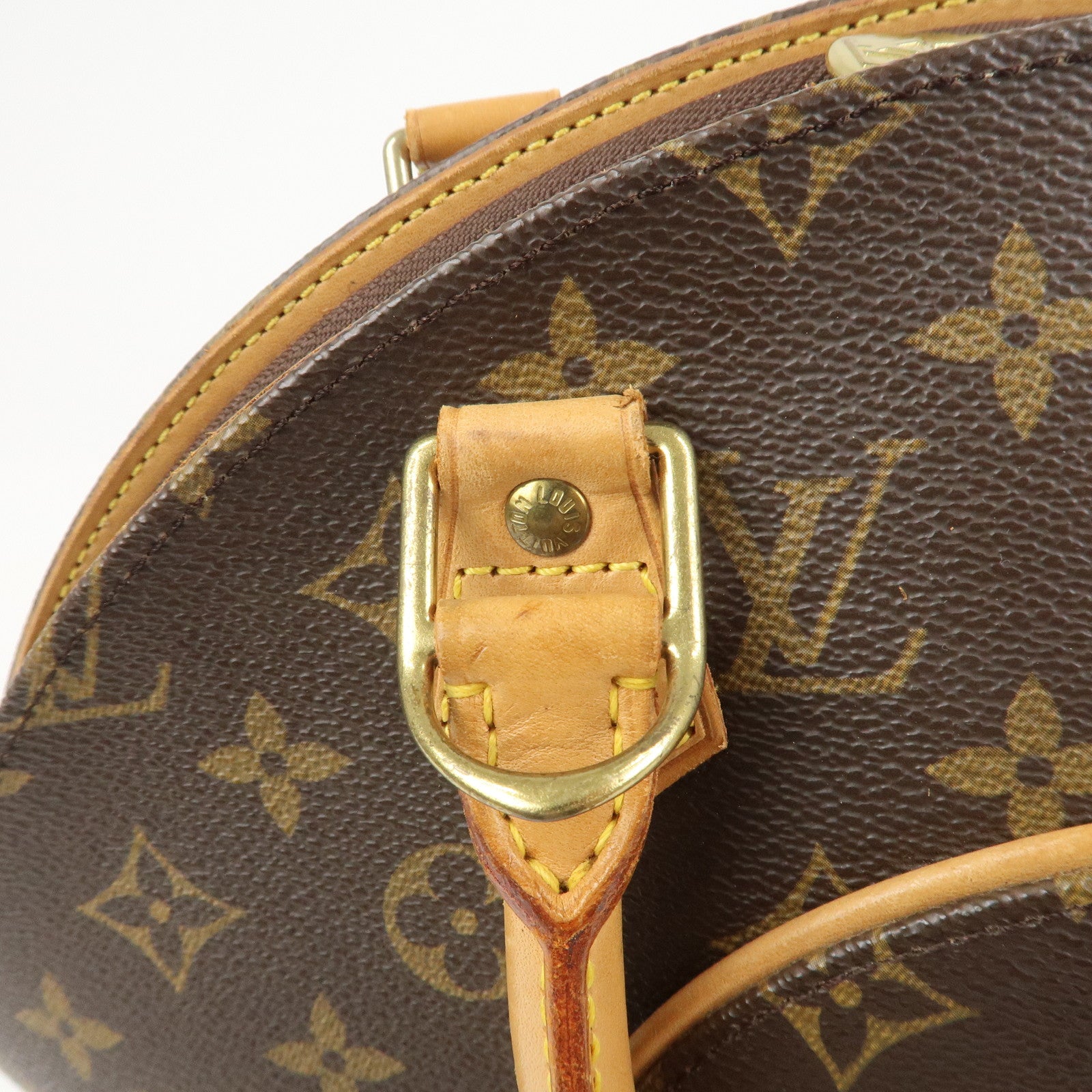 Louis Vuitton Monogram Ellipse PM Hand Bag Brown M51127