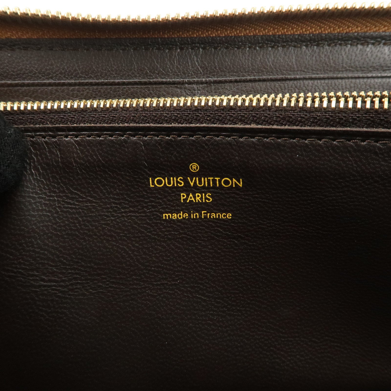 Louis Vuitton Parnassea Portefeuille Leather Round Zippy Wallet M58209 Used