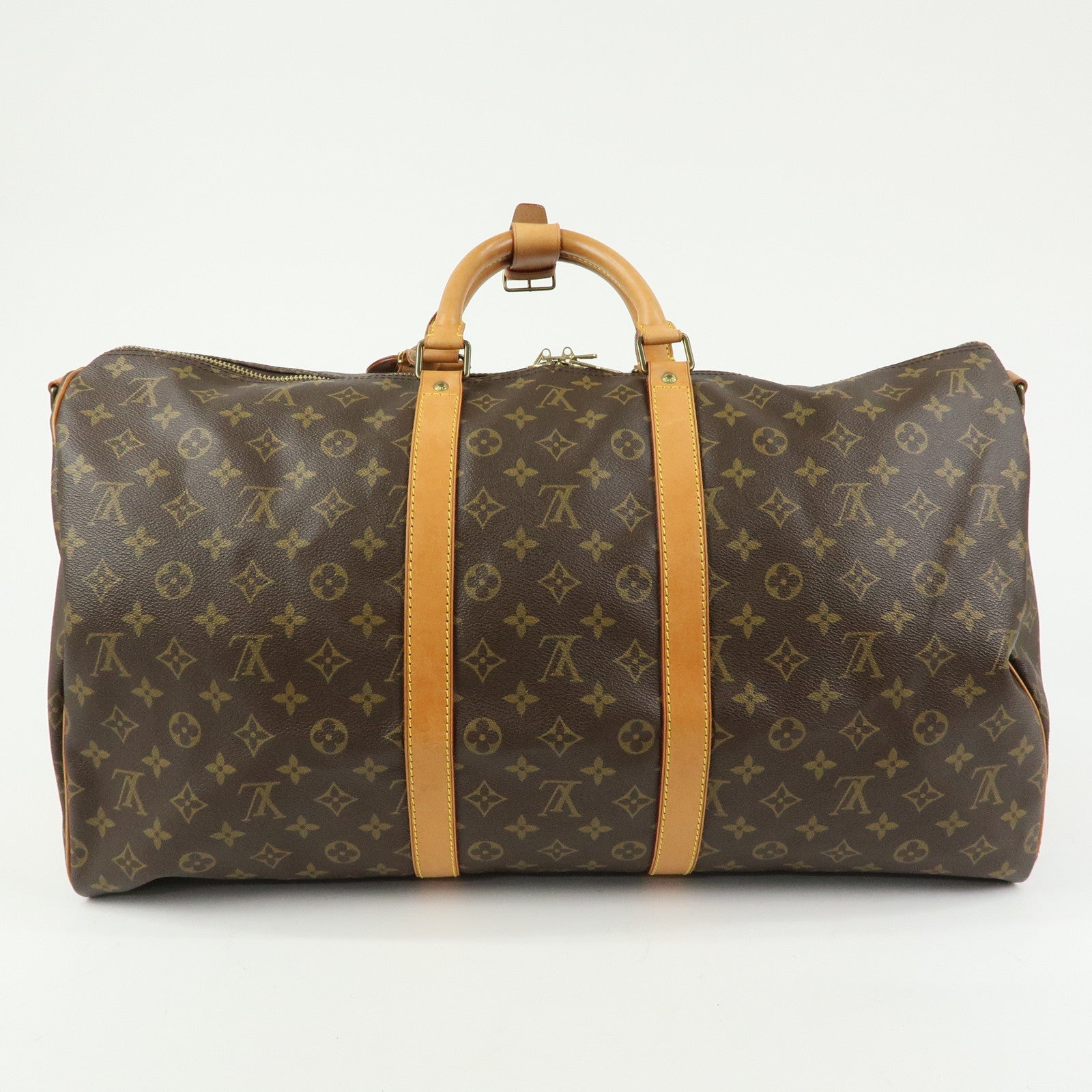 Louis Vuitton Monogram Keep All Bandouliere 55 Boston Bag M41414