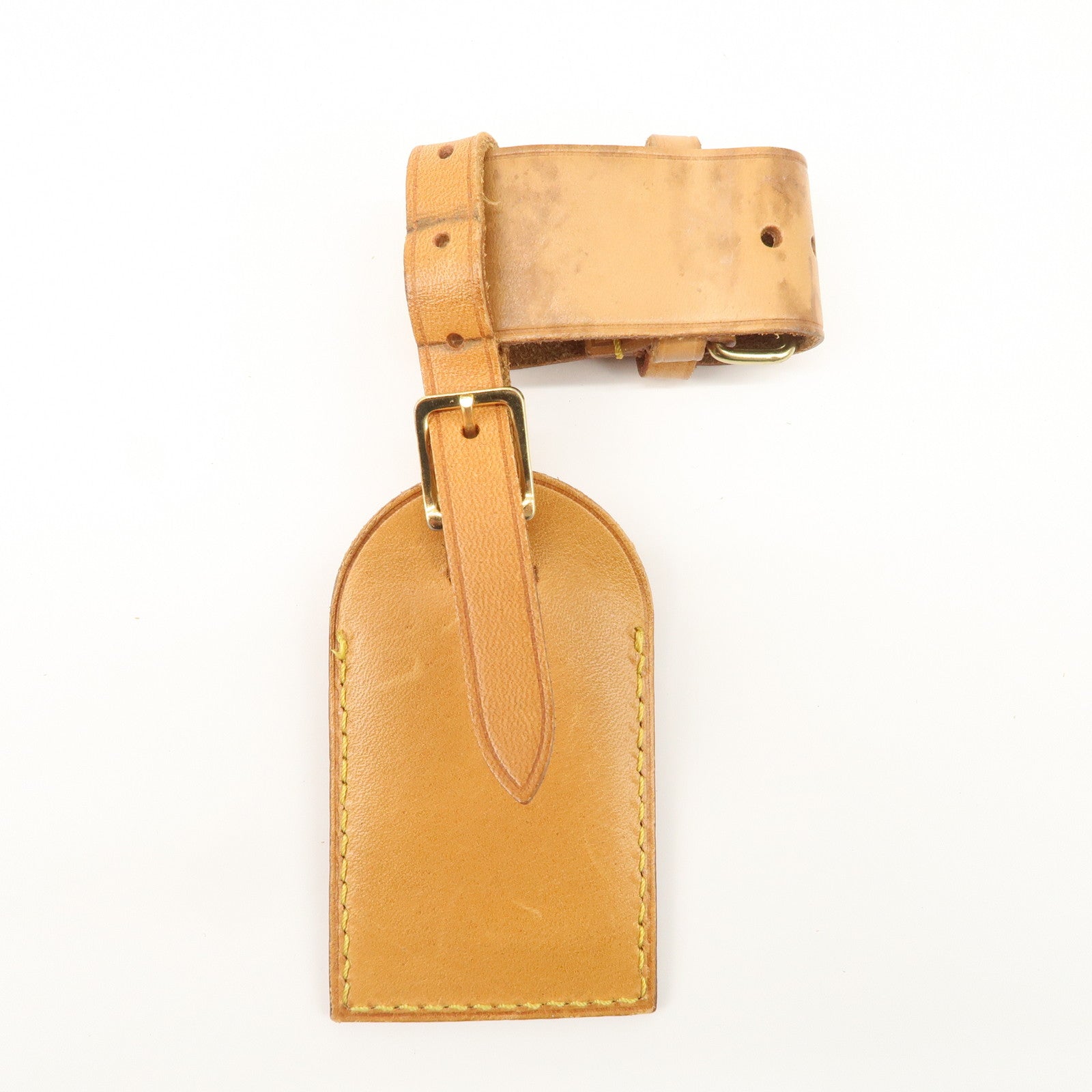 Louis Vuitton Set of 15 Nume Leather Name Tag & Poignet Natural Used