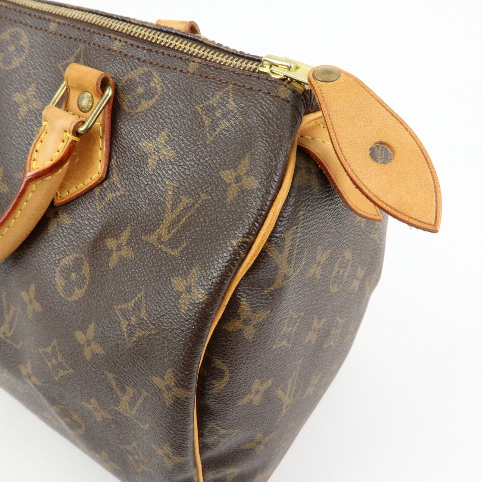 Louis Vuitton Monogram Speedy 30 Boston Bag Hand Bag Brown M41526
