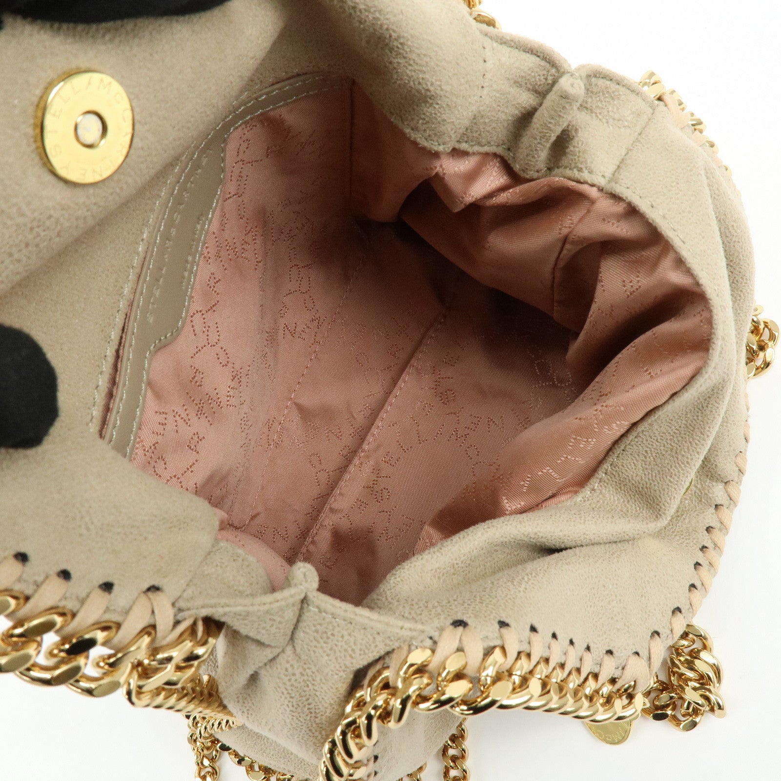 STELLA MCCARTNEY Polyester Shoulder Bag Crossbody Bag Beige