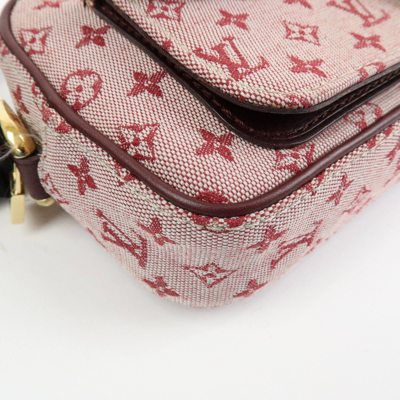 Louis Vuitton Monogram Mini Canvas Juliette Shoulder Bag Cherry