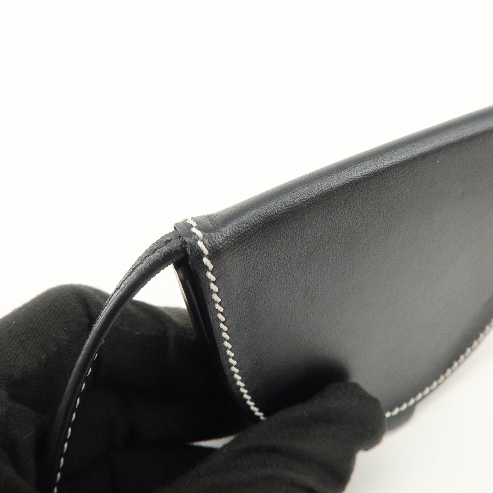 LOEWE Anagram Leather Mini Heel Shoulder Strap Pouch Coin Case