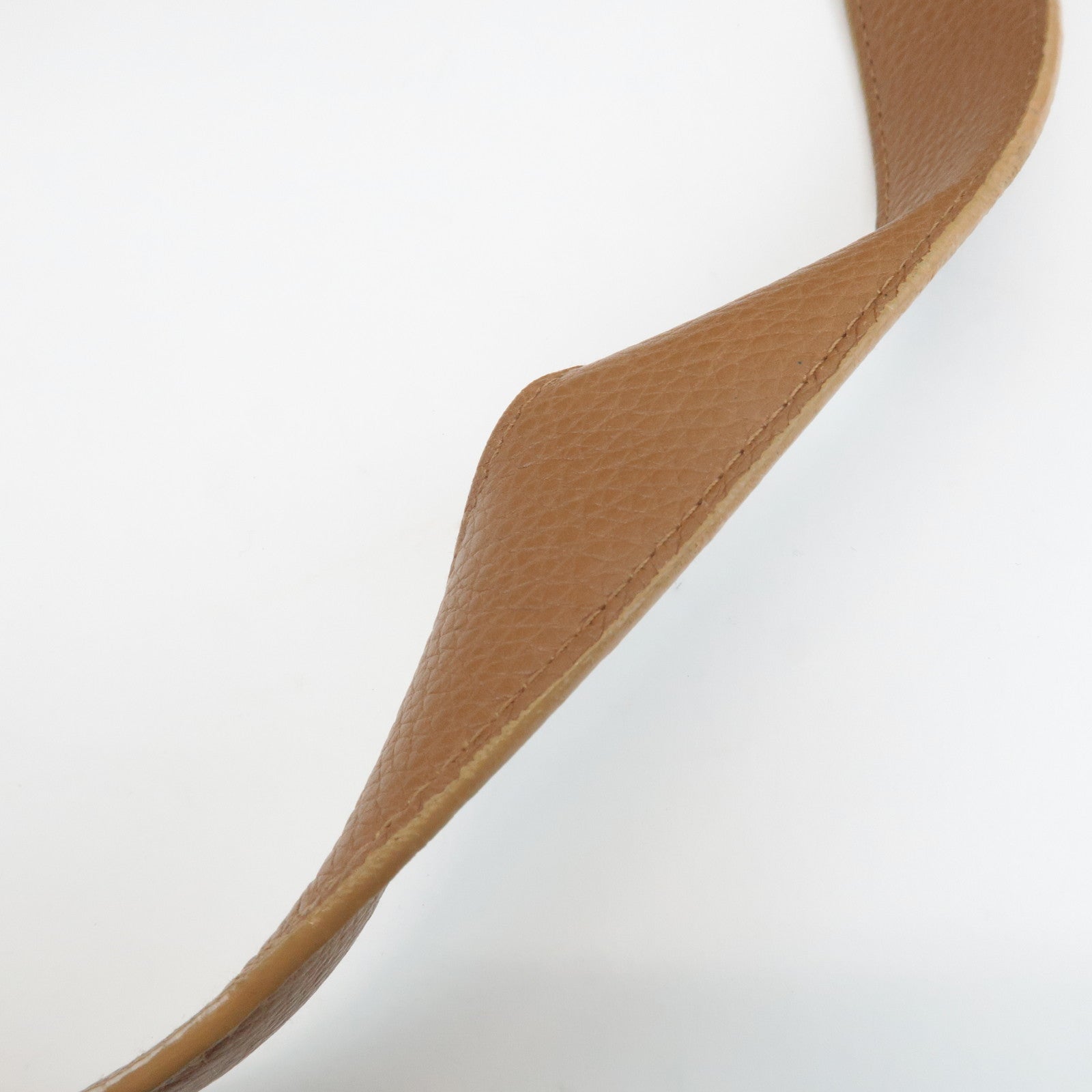 BVLGARI Logo Mania Leather Canvas Tote Bag Shoulder Bag Beige Brown Used