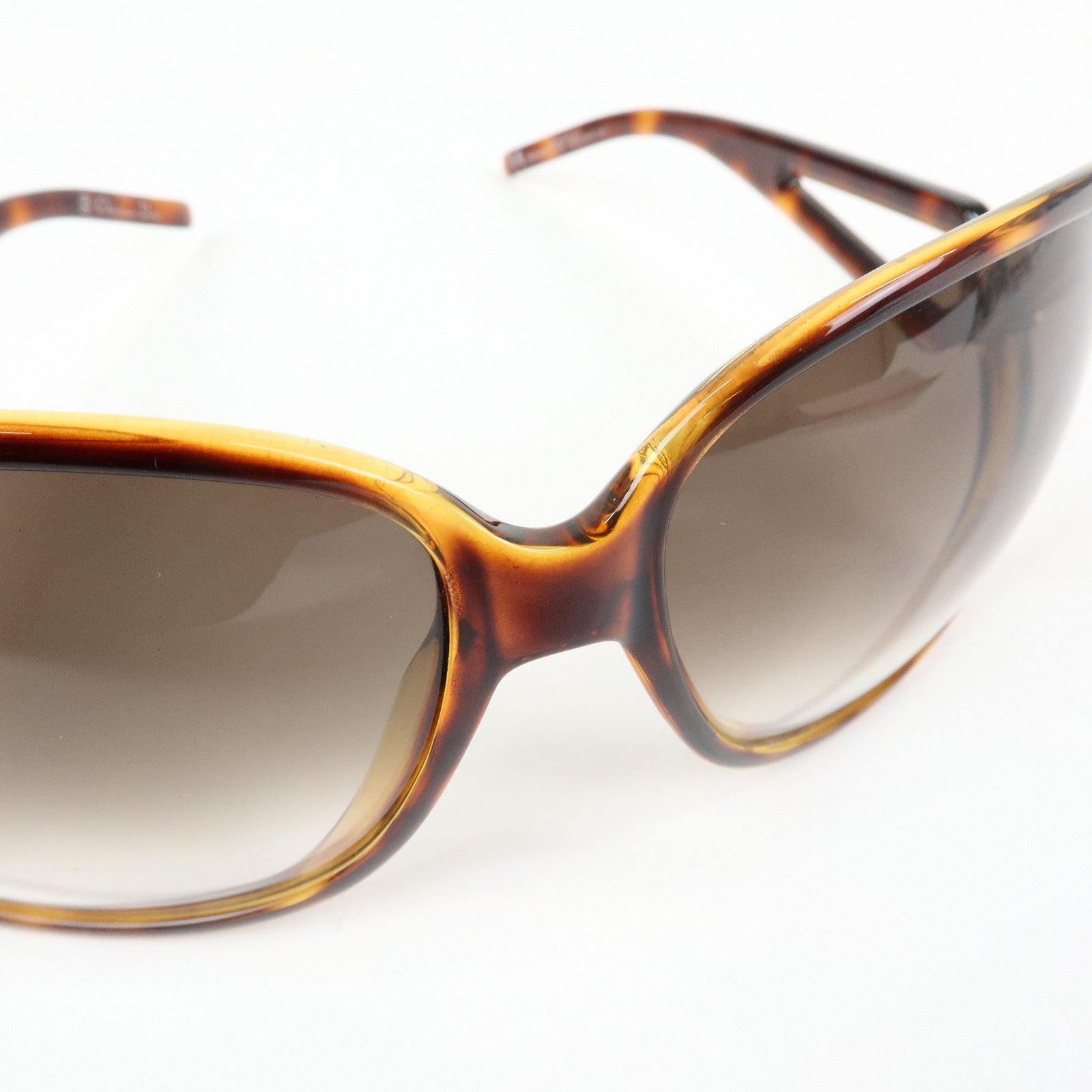 Christian Dior Canage Madrague Plastic Sunglasses Brown 64□16 120