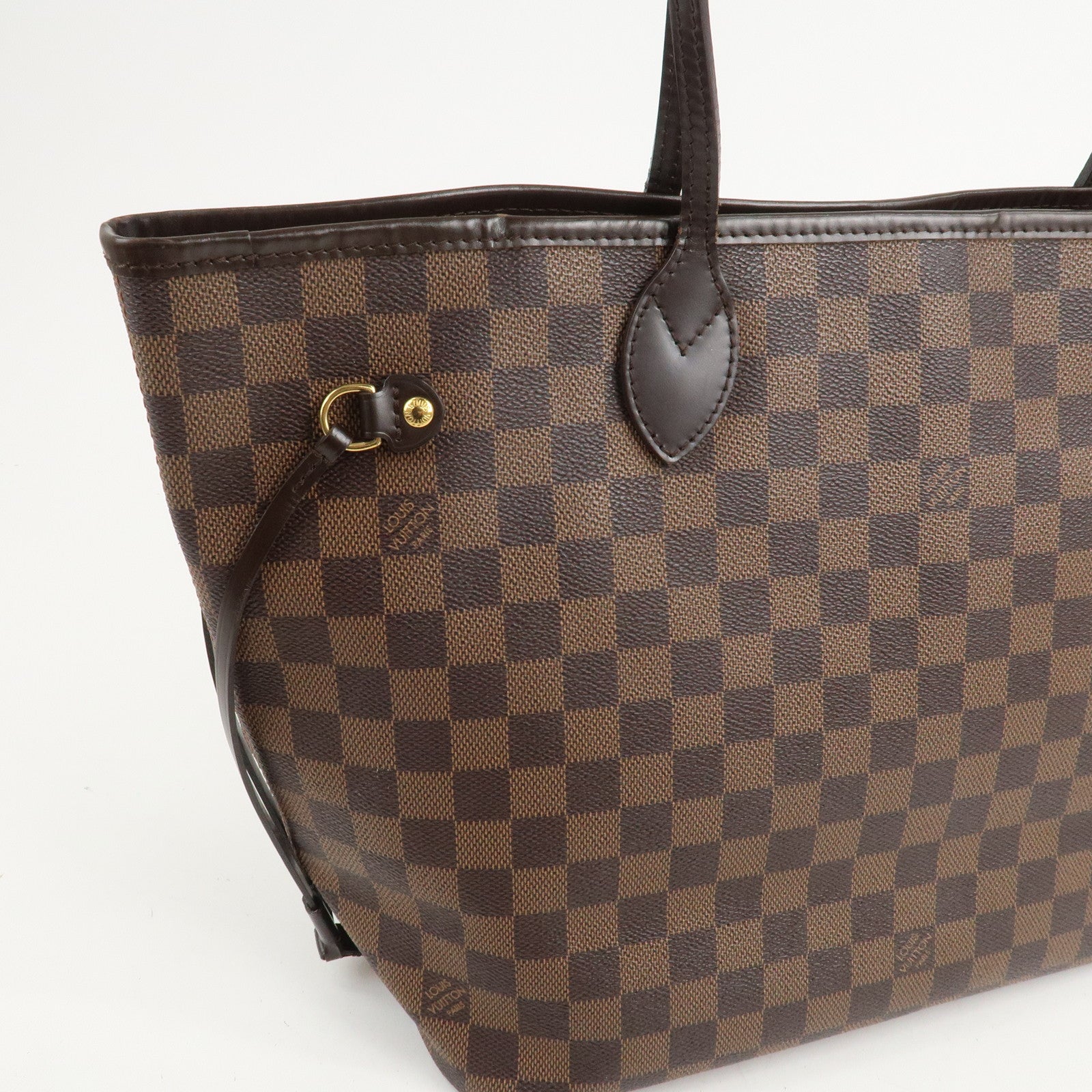 Louis Vuitton Damier Ebene Canvas Neverfull MM Tote Bag N51105