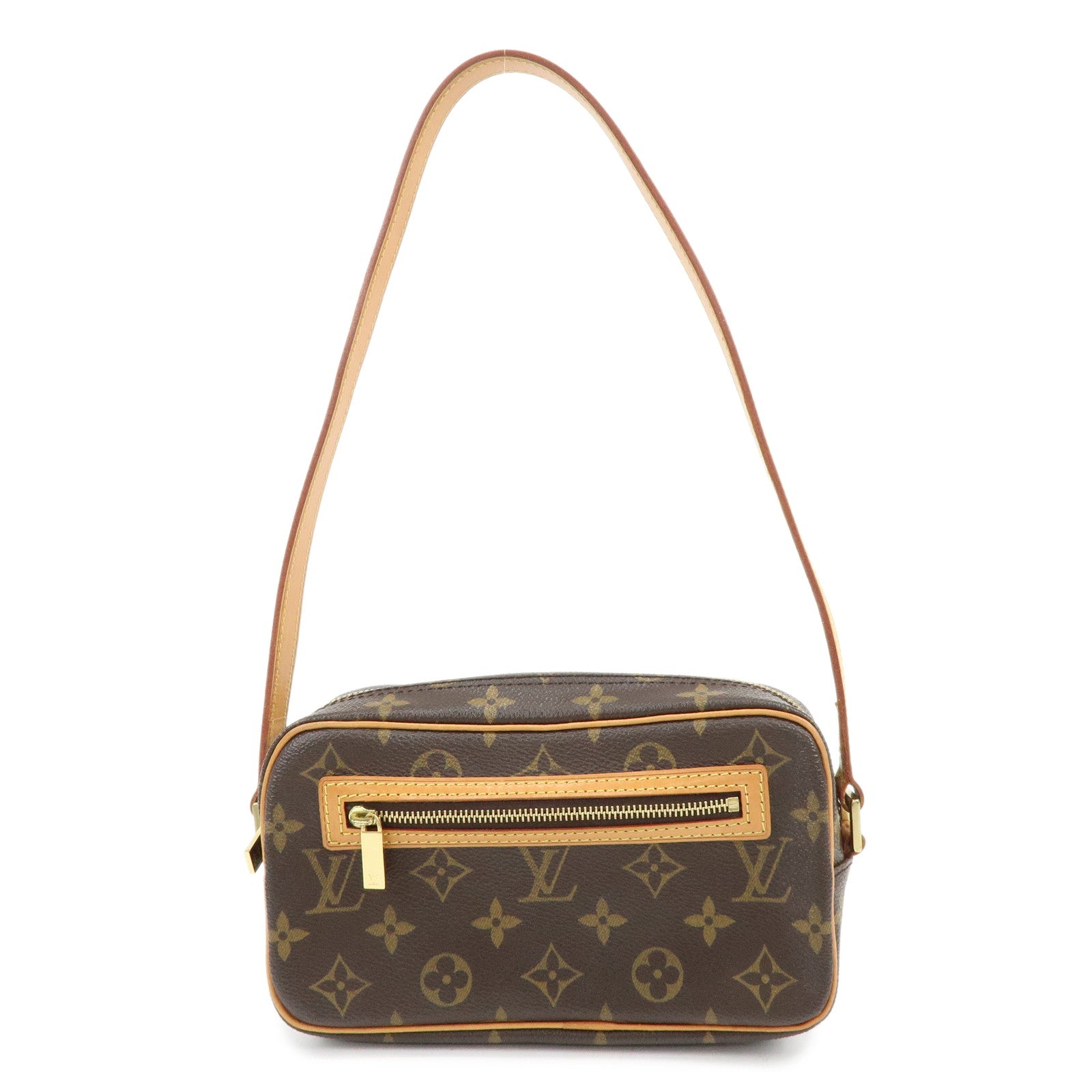 Louis Vuitton Monogram Pochette Cite Shoulder Bag Brown M51183