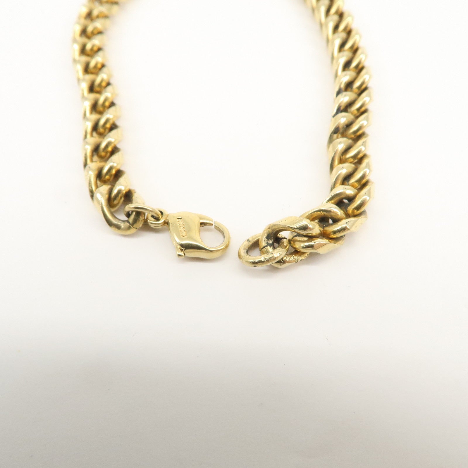 Christian Dior Logo Metal Chain Bracelet Gold