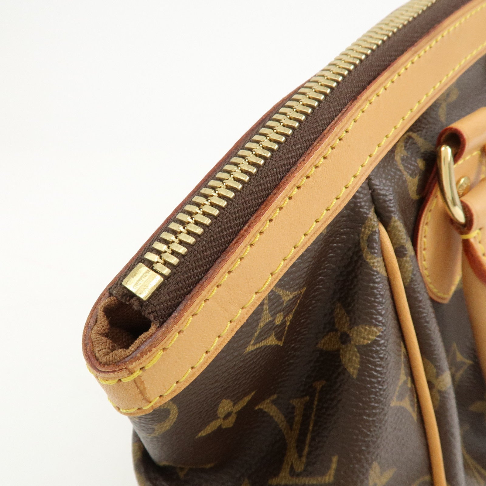 Louis Vuitton Monogram Tivoli PM Hand Bag Shoulder Bag Brown M40143